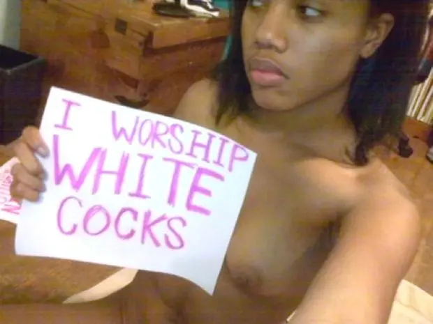 Mixed raceplay body writing and signs featuring Black and white women from JesusRaves
