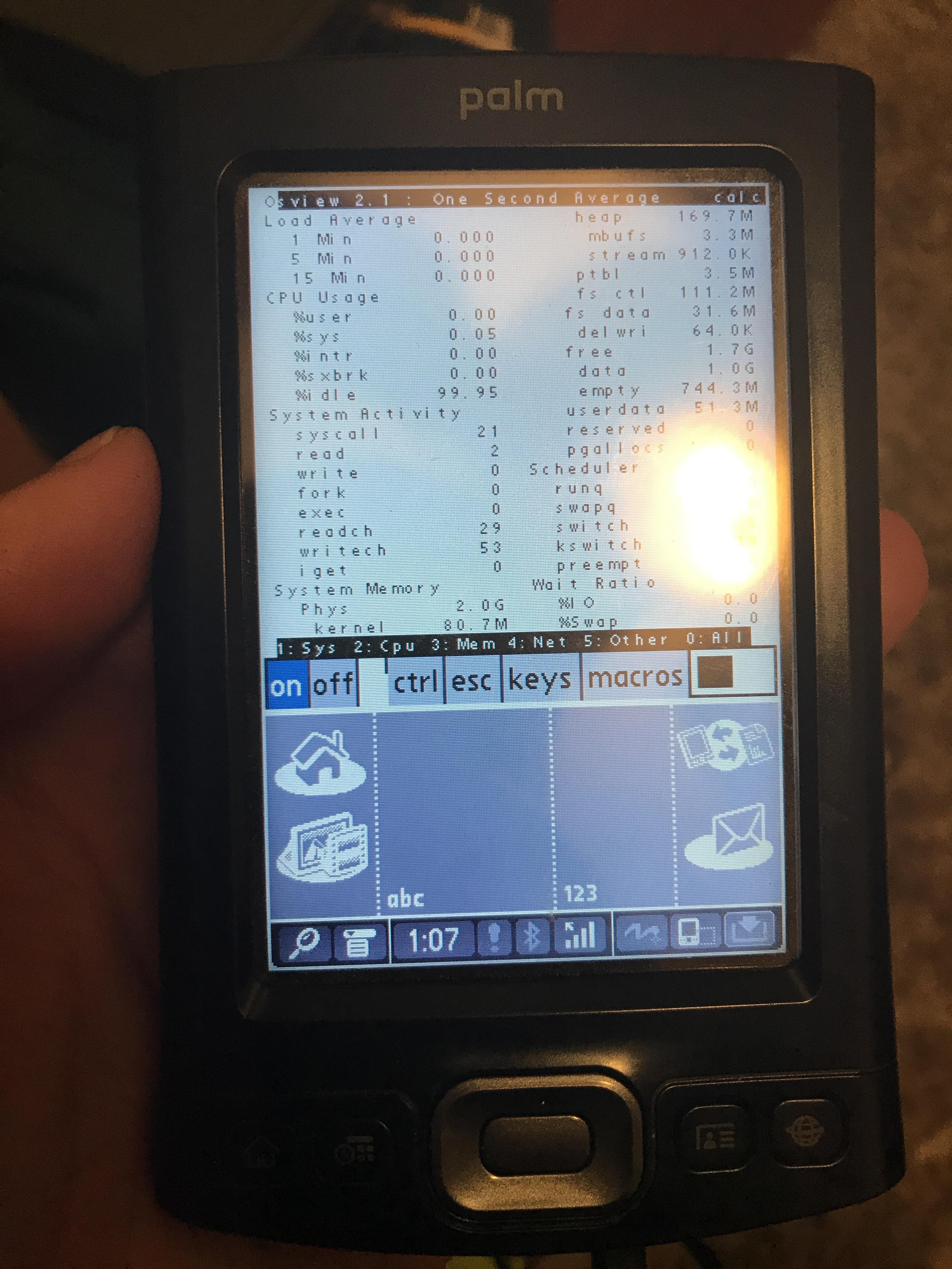 Monitoring SGI Origin 300 with TX Scrolller