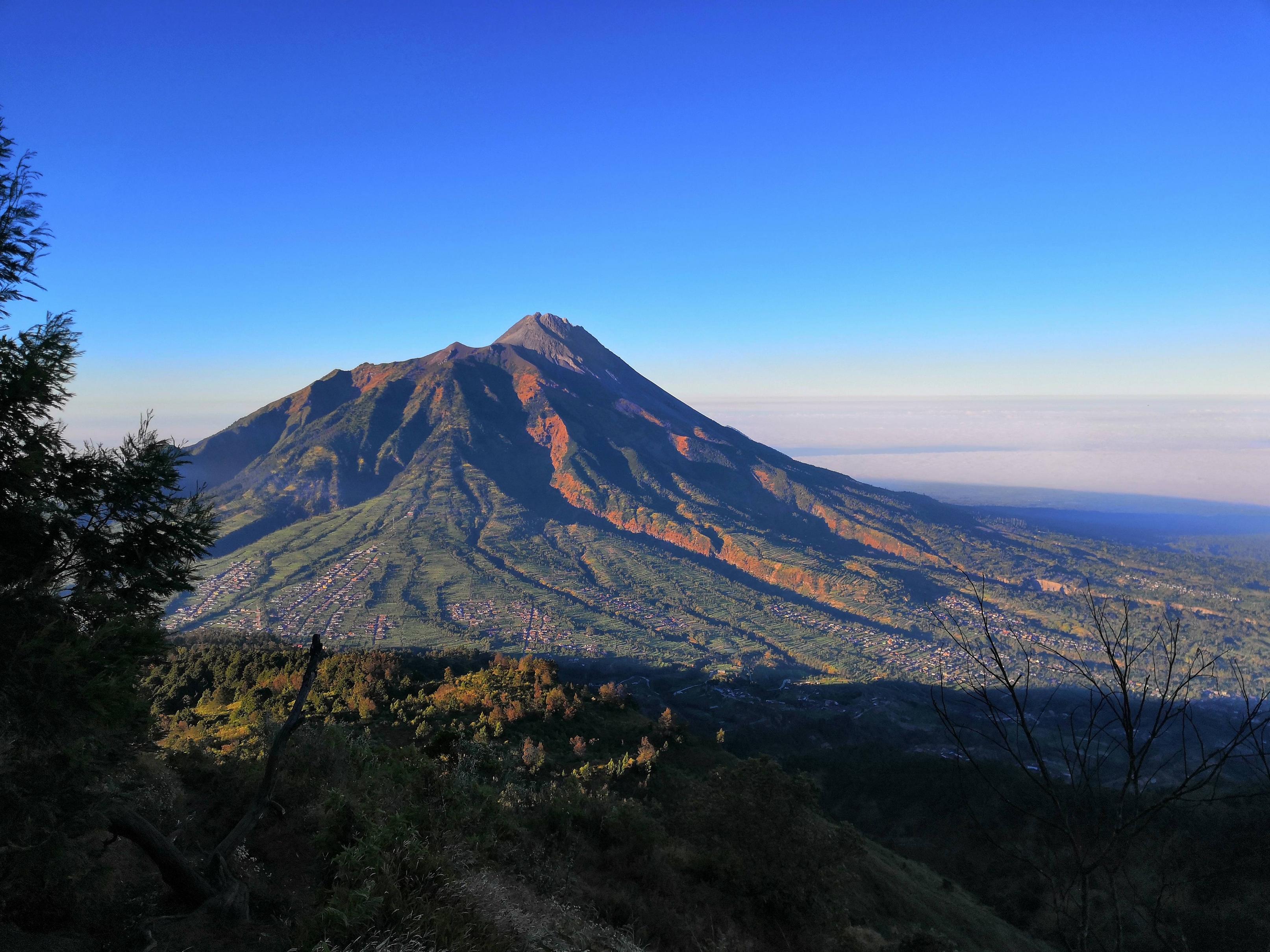 Mt Merapi from Mt Merbabu | Scrolller