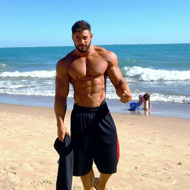 Muscles at the beach | Scrolller