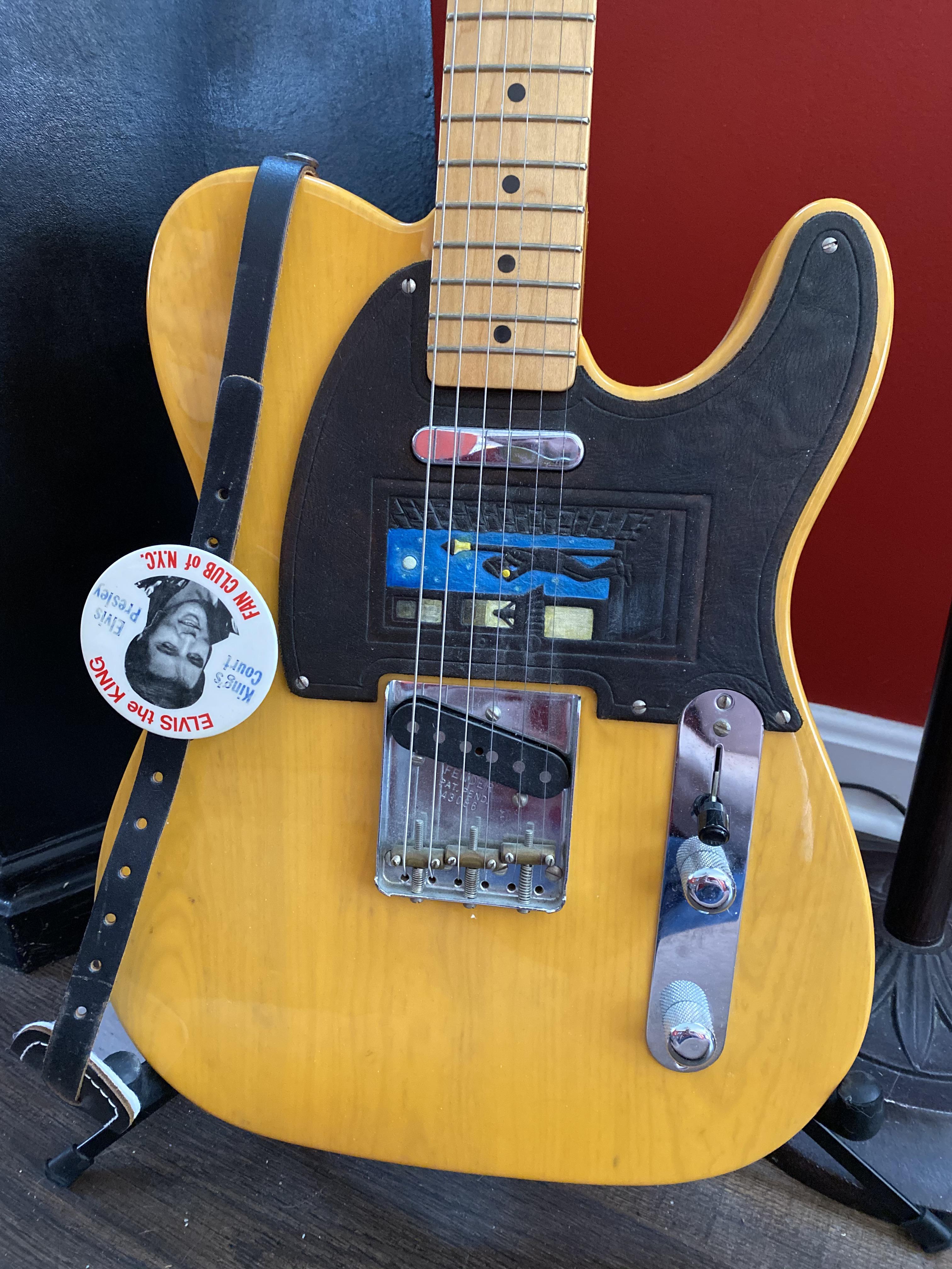 My 2002 ‘52 RI Tele - custom Springsteen “Born to Run” leather ...