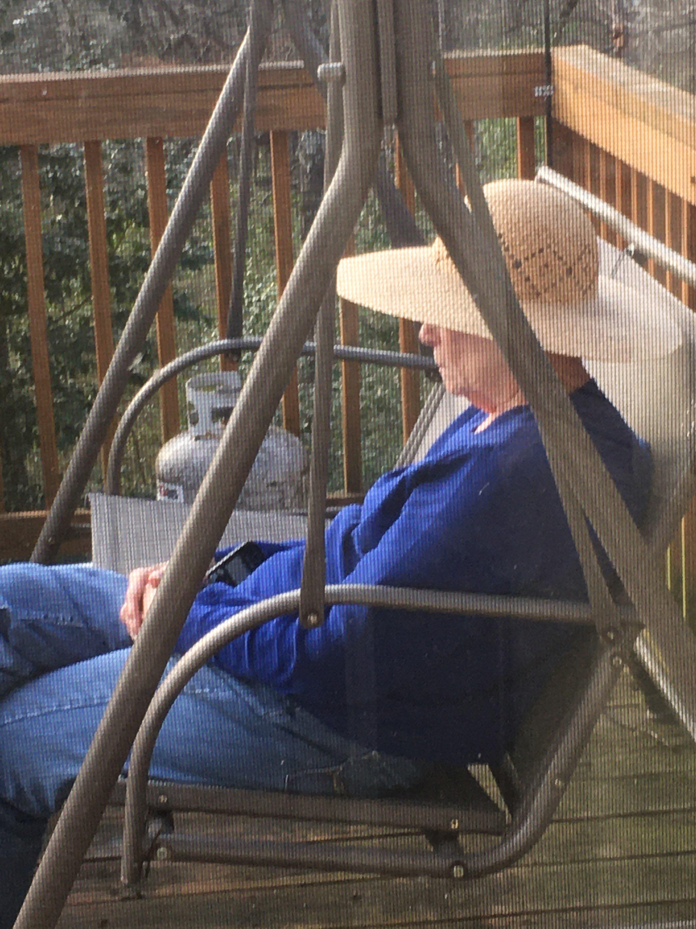 My 92 Year Old Grandmother Enjoying The Weather Scrolller