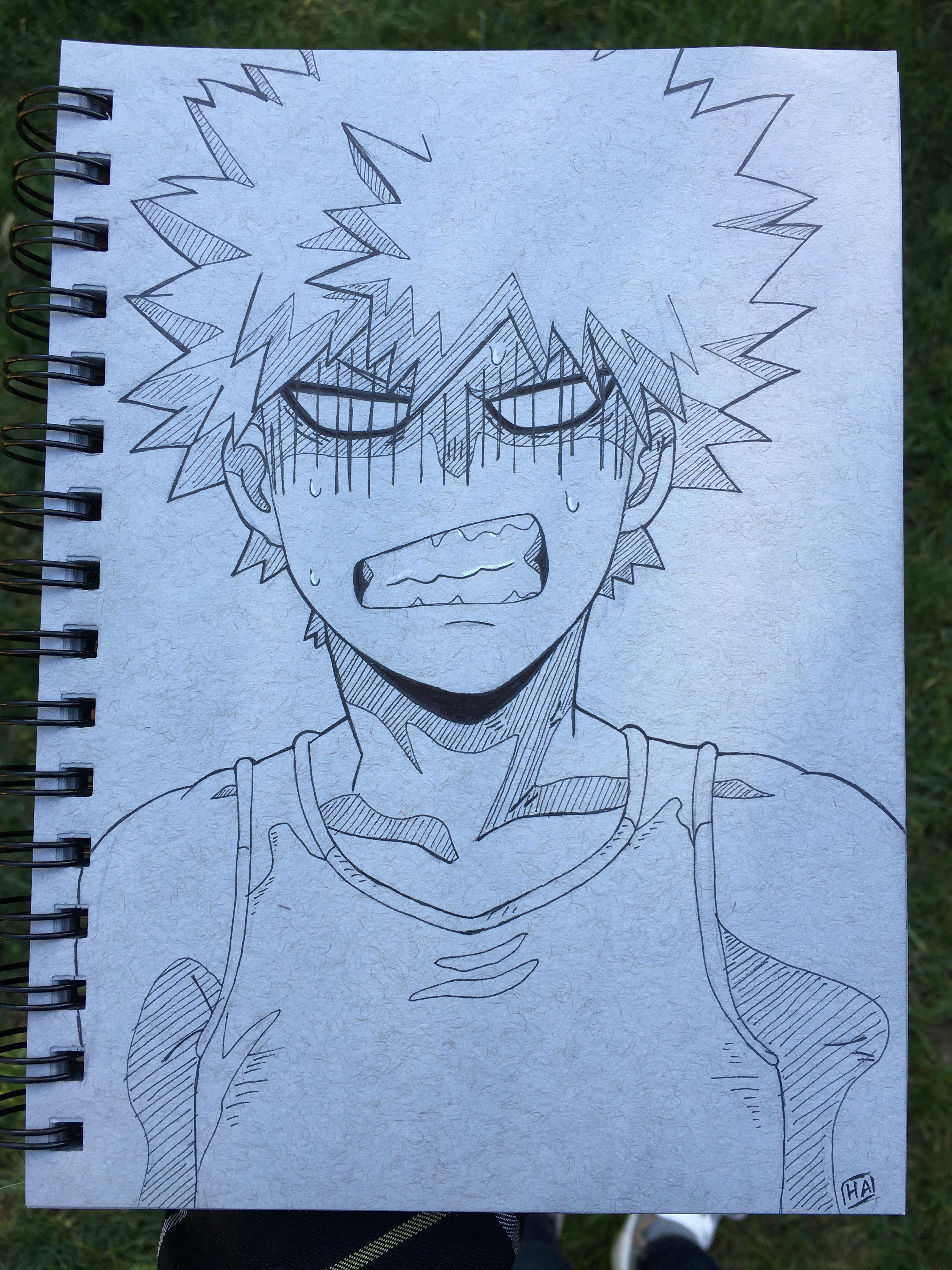 My Bakugou drawing from a few weeks ago | Scrolller