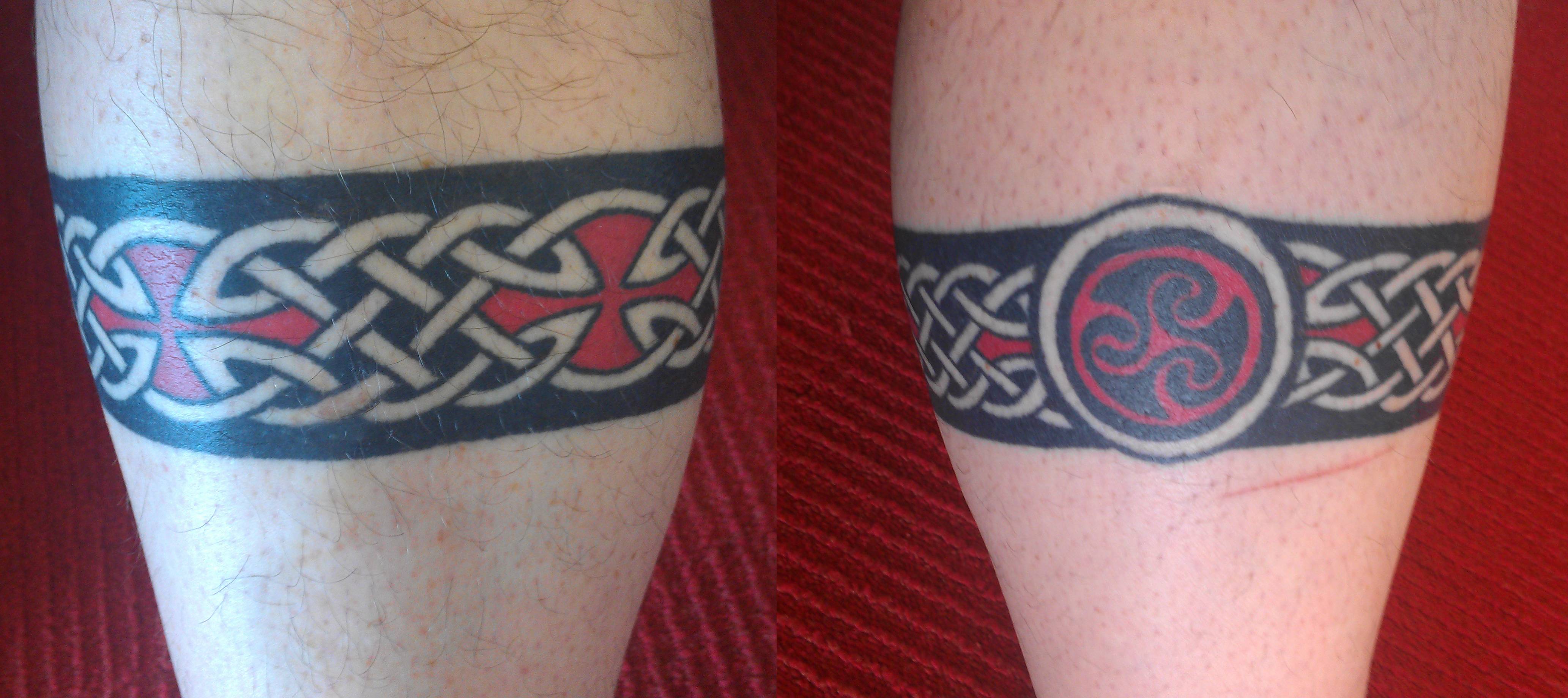 My calf Celtic band tattoo [x-post from /r/tattoos] | Scrolller