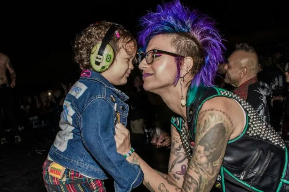 My daughter and me.