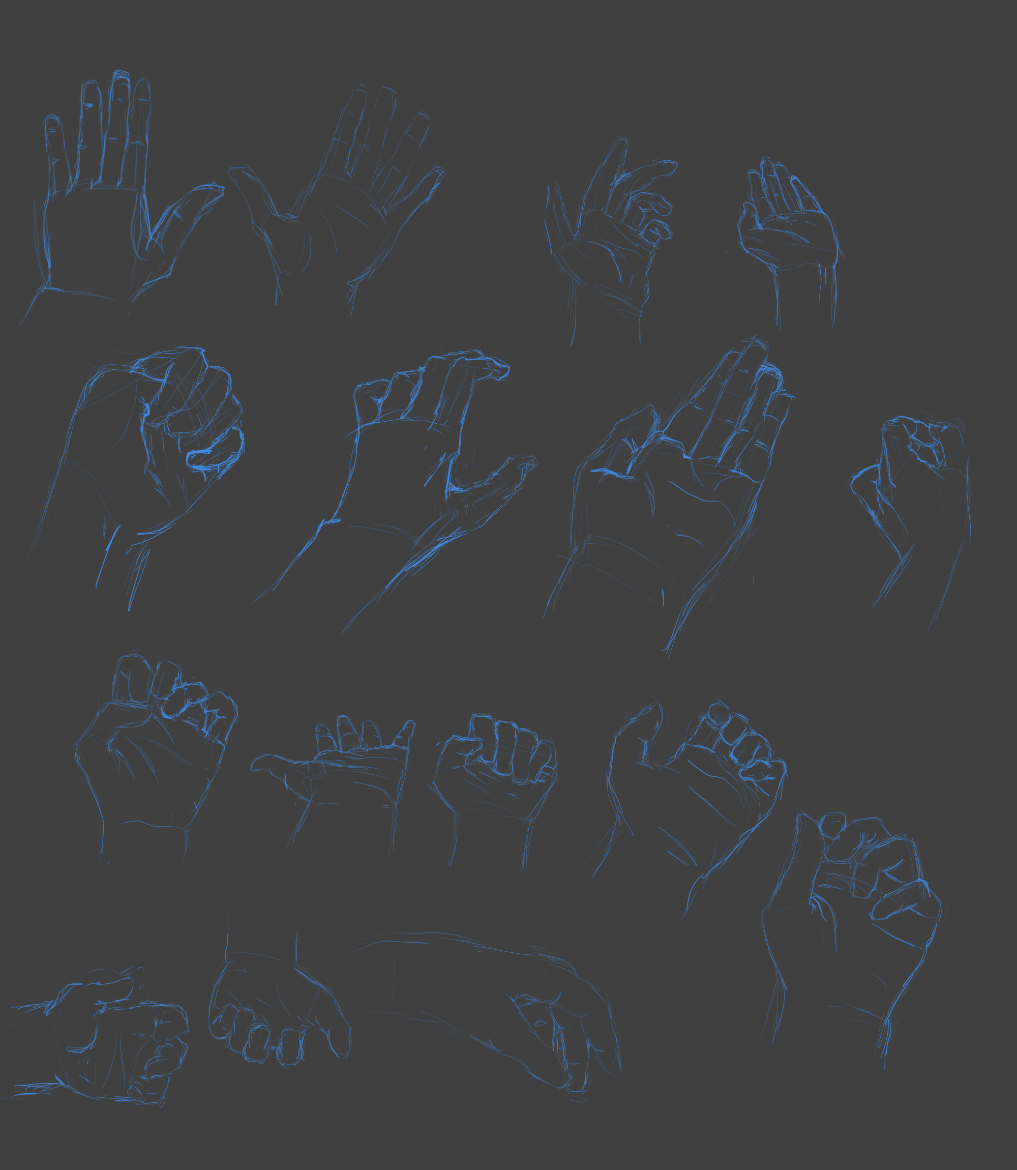 First Hand Drawing My first hand drawing practice | Scrolller