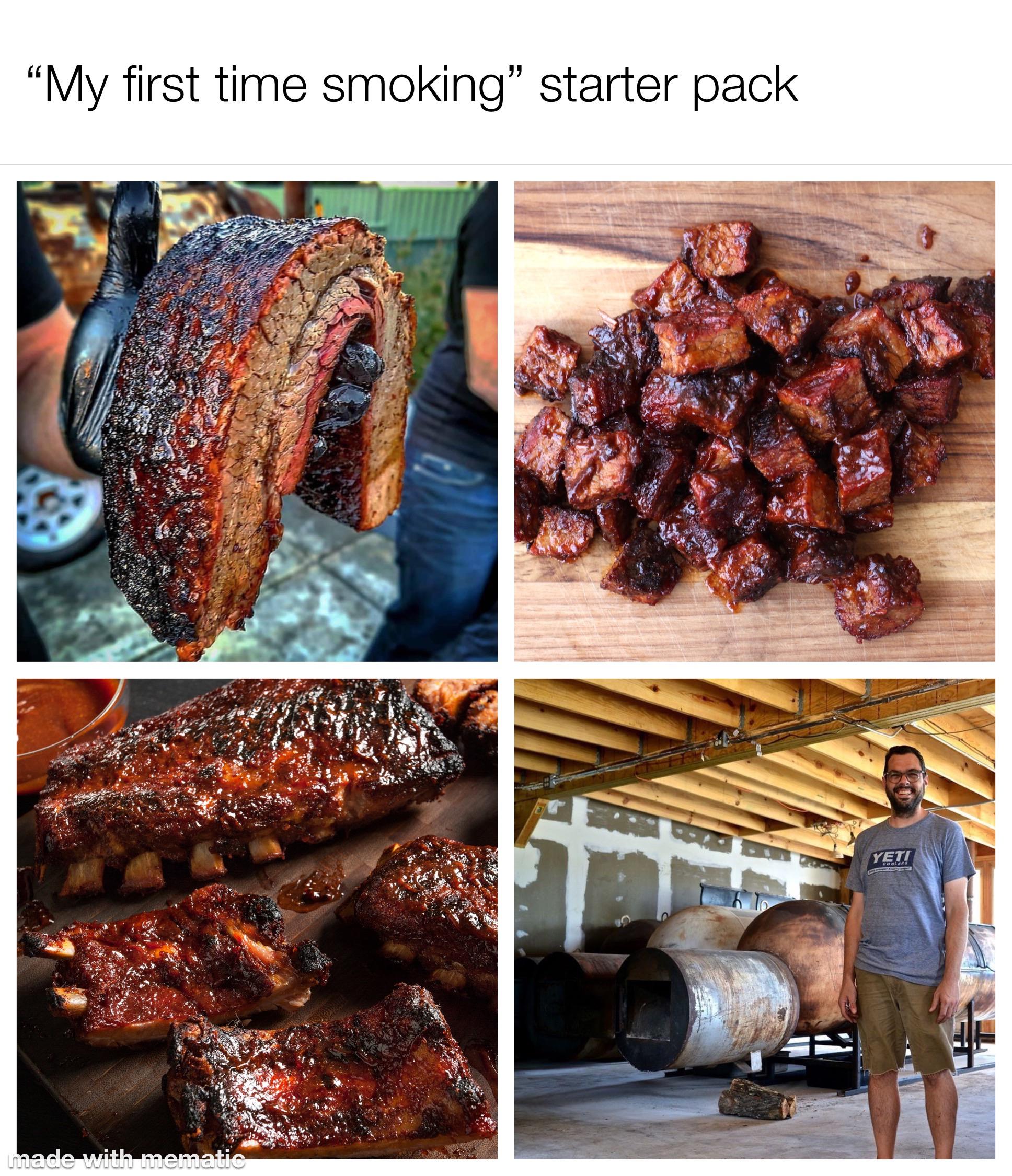 My first time smoking starter pack Scrolller