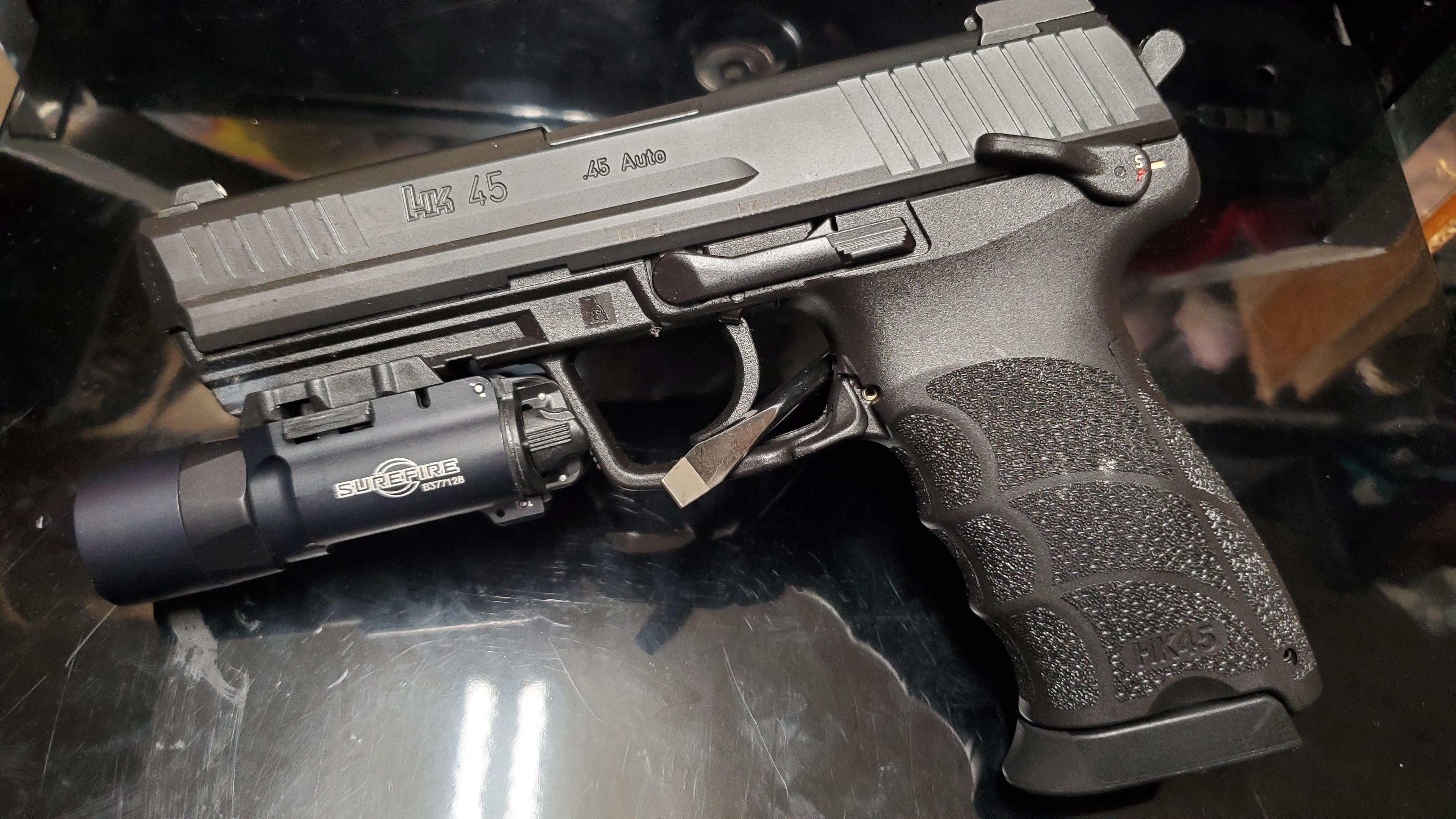 My HK45 seeing daylight for the first time in a while. I now want to