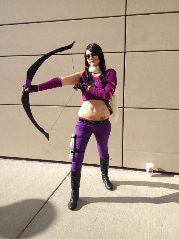 My Kate Bishop Cosplay From Megacon Scrolller