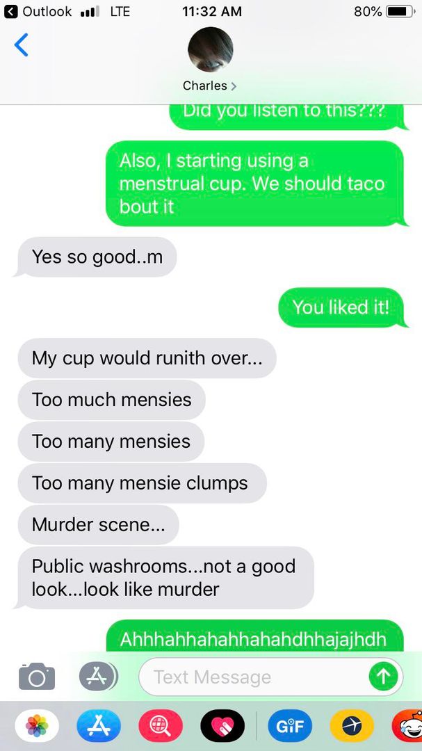 My menstrual cup runneth over