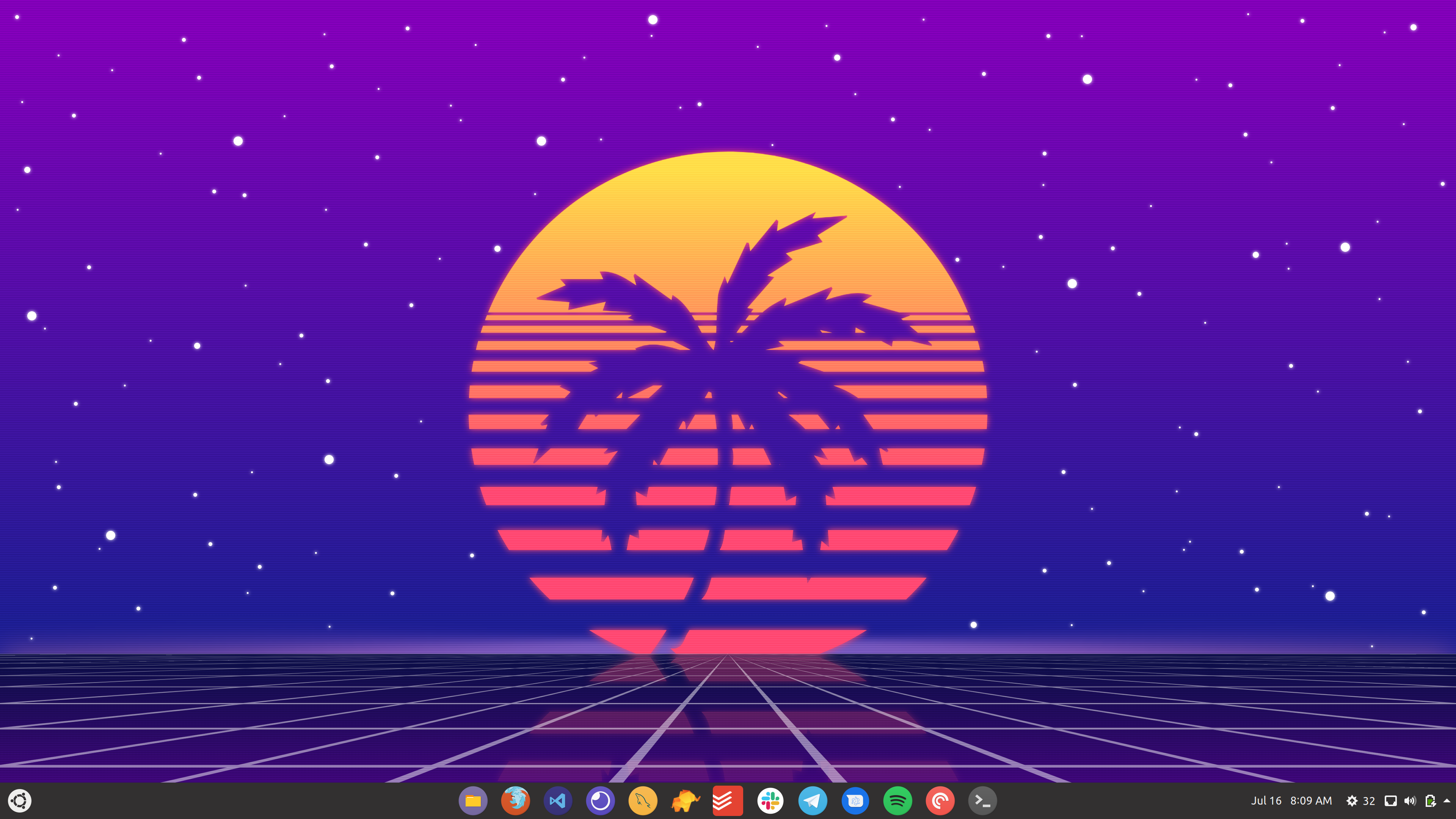 My Minimal Custom Ubuntu Desktop Scrolller