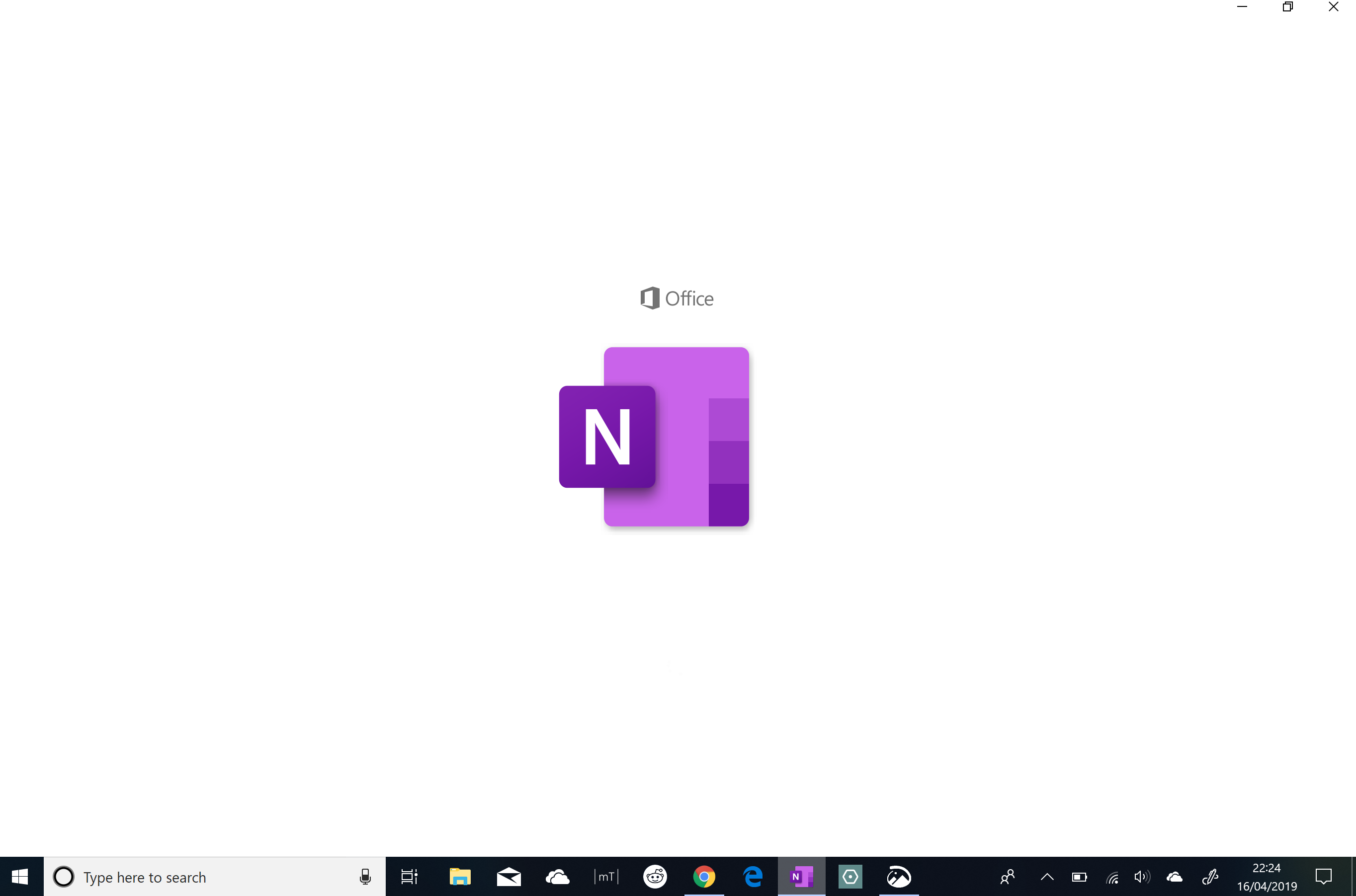 My OneNote was just updated with the new icon and splashscreen | Scrolller