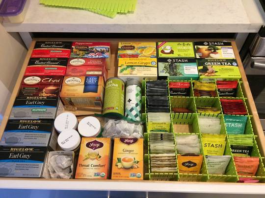 My tea drawer 😍