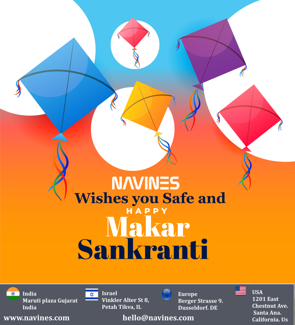 Navines Wishes you Happy and Safe Kite Flying 2021 Scrolller