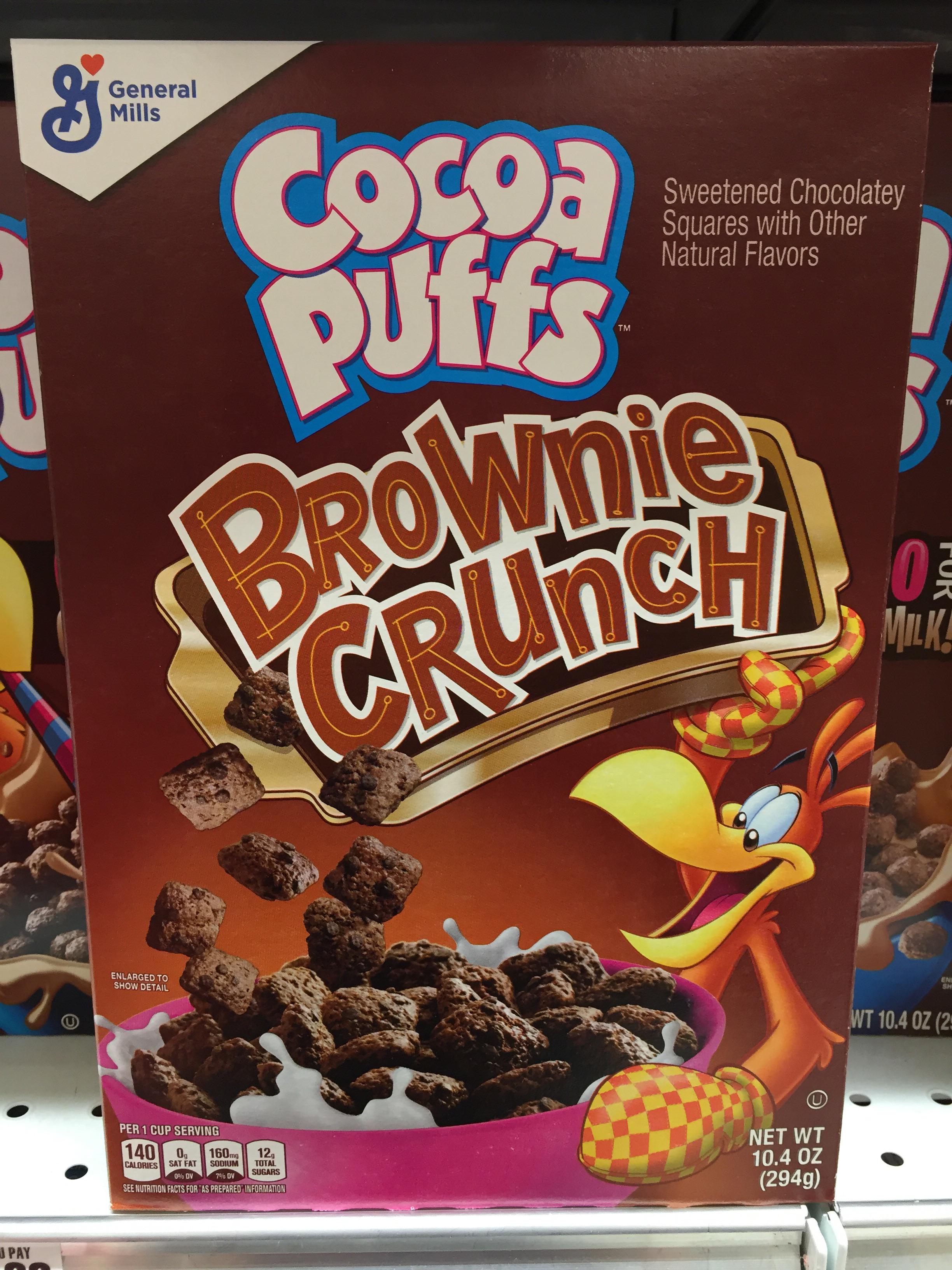 New Cocoa Puffs brownie crunch cereal | Scrolller