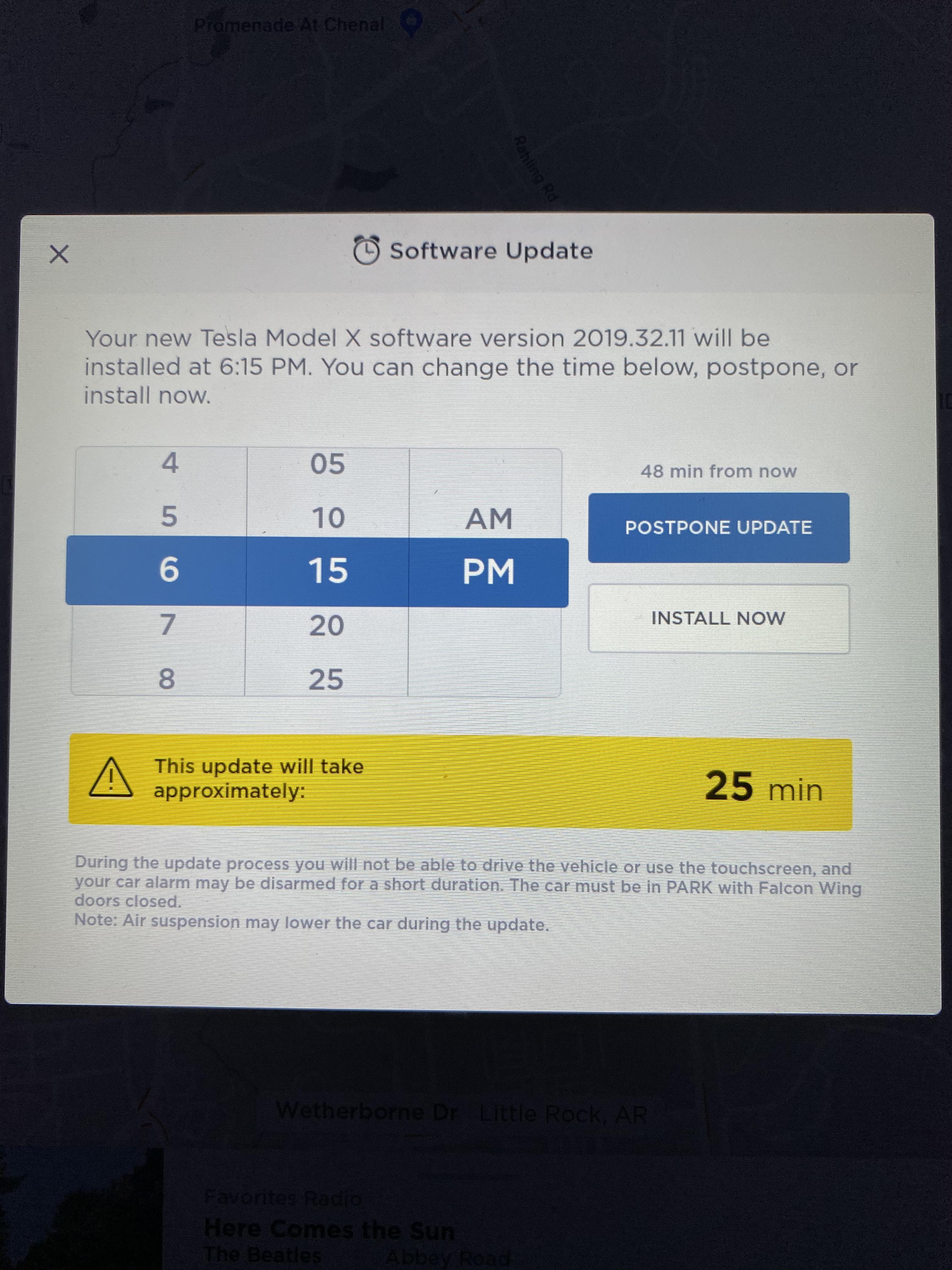New schedule software update screen | Scrolller