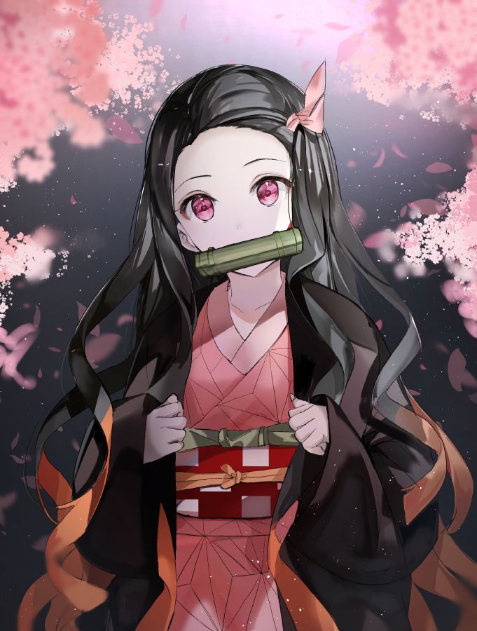 Nezuko Portrait 🌸 | Scrolller