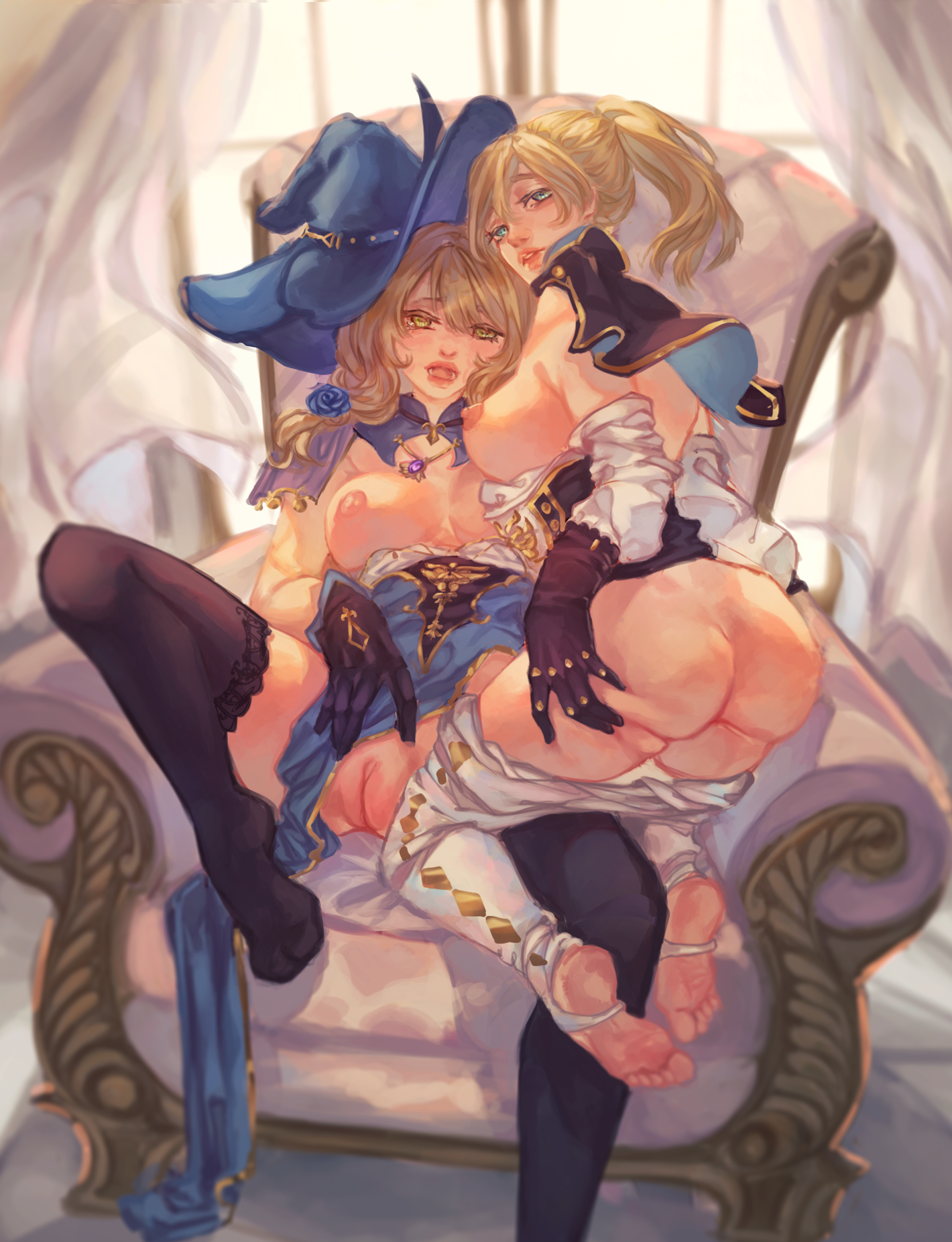 [OC] Genshin lewd : Lisa x Jean.