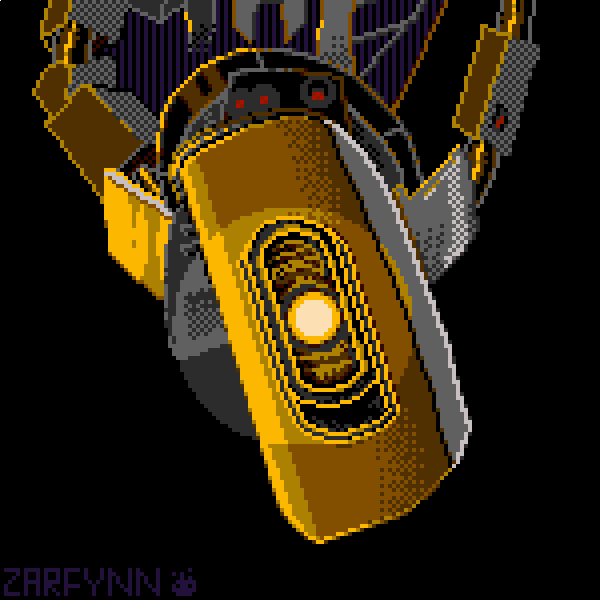 [OC] GLaDOS pixel art I made | Scrolller