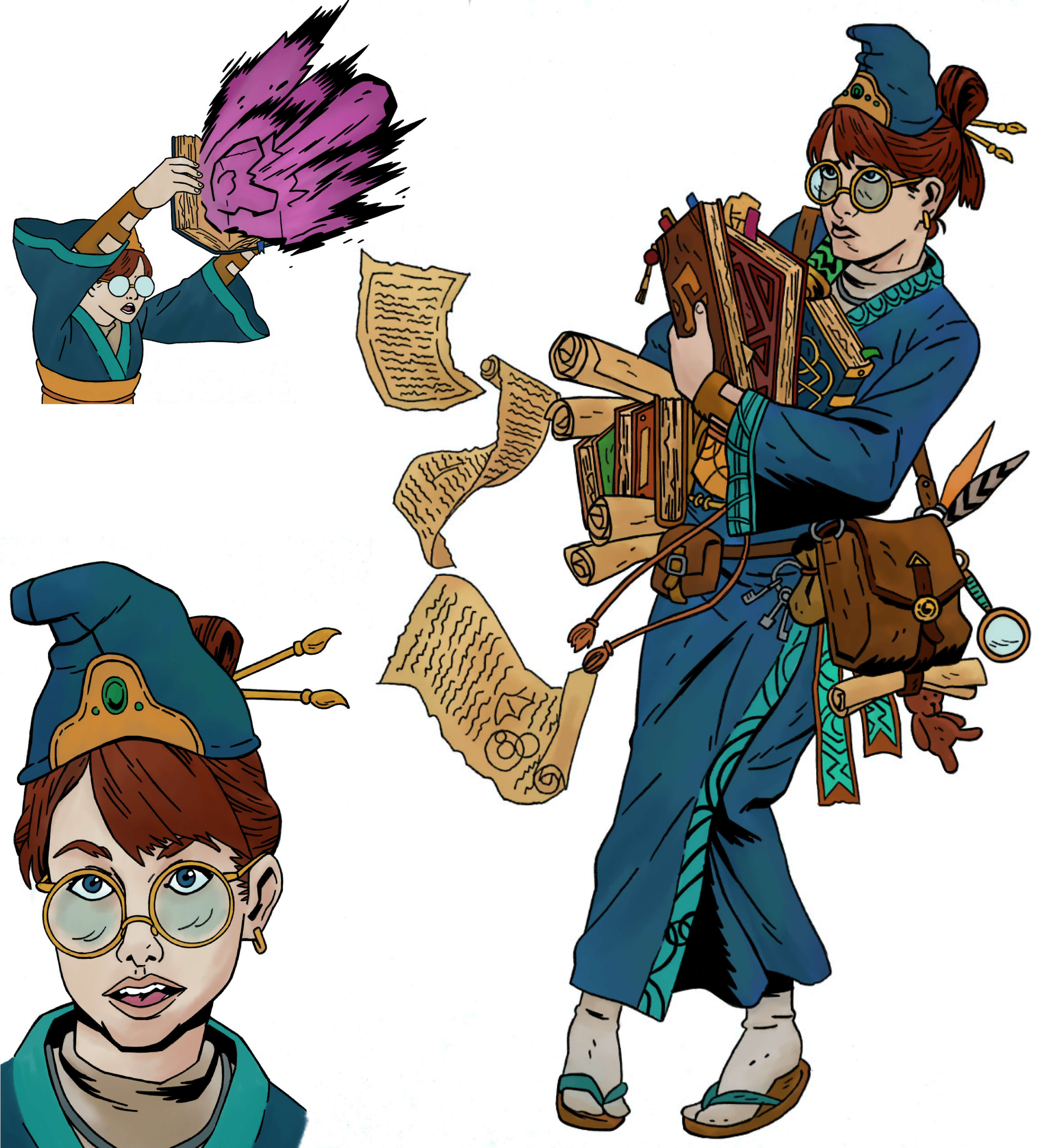 [OC] Westra Bersk a wizard of the order of scribes | Scrolller