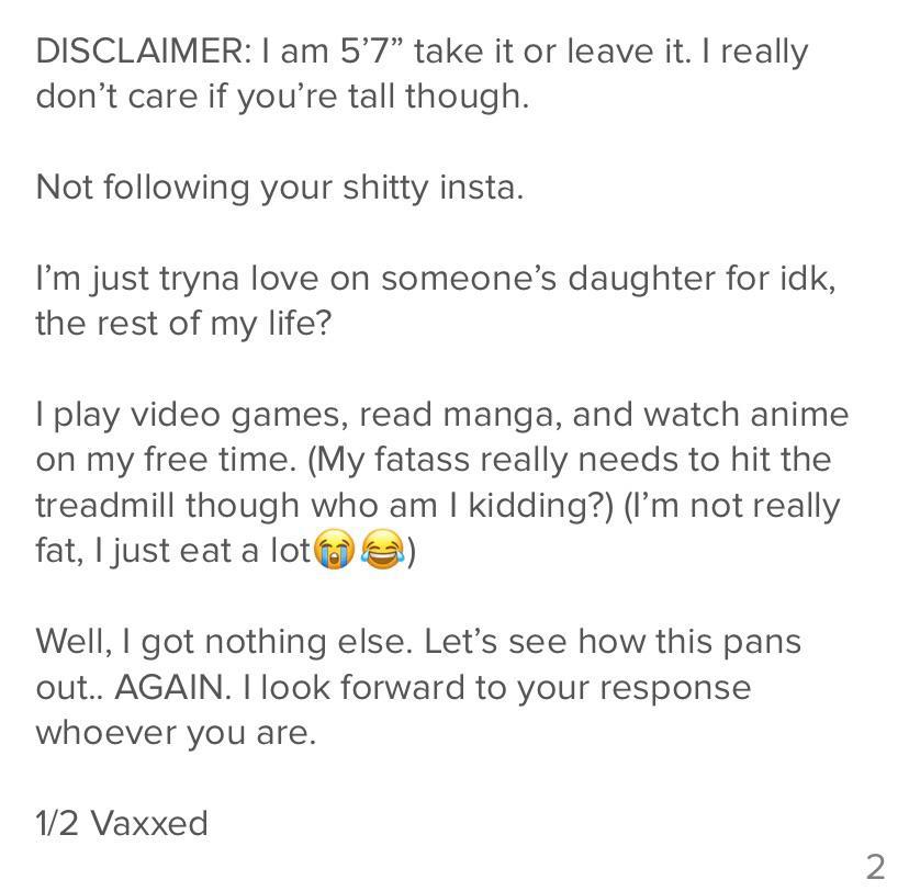 On a scale of Cringe to 10, how is my bio? Scrolller
