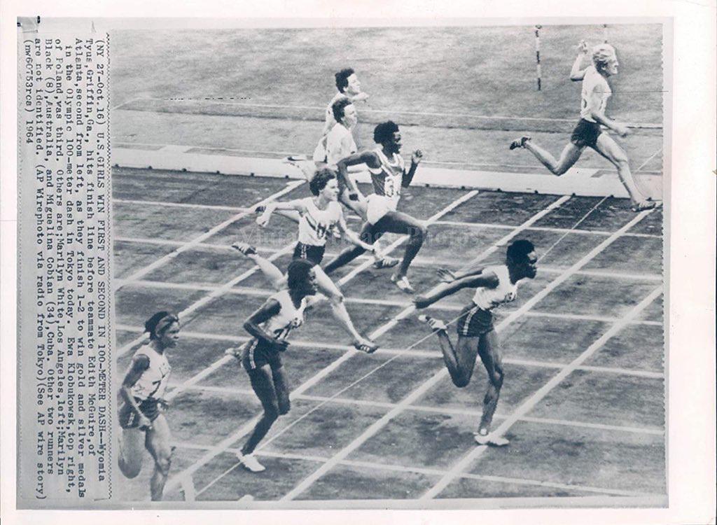 On this day at the 1964 Tokyo Olympic Games, Wyomia Tyus made history ...