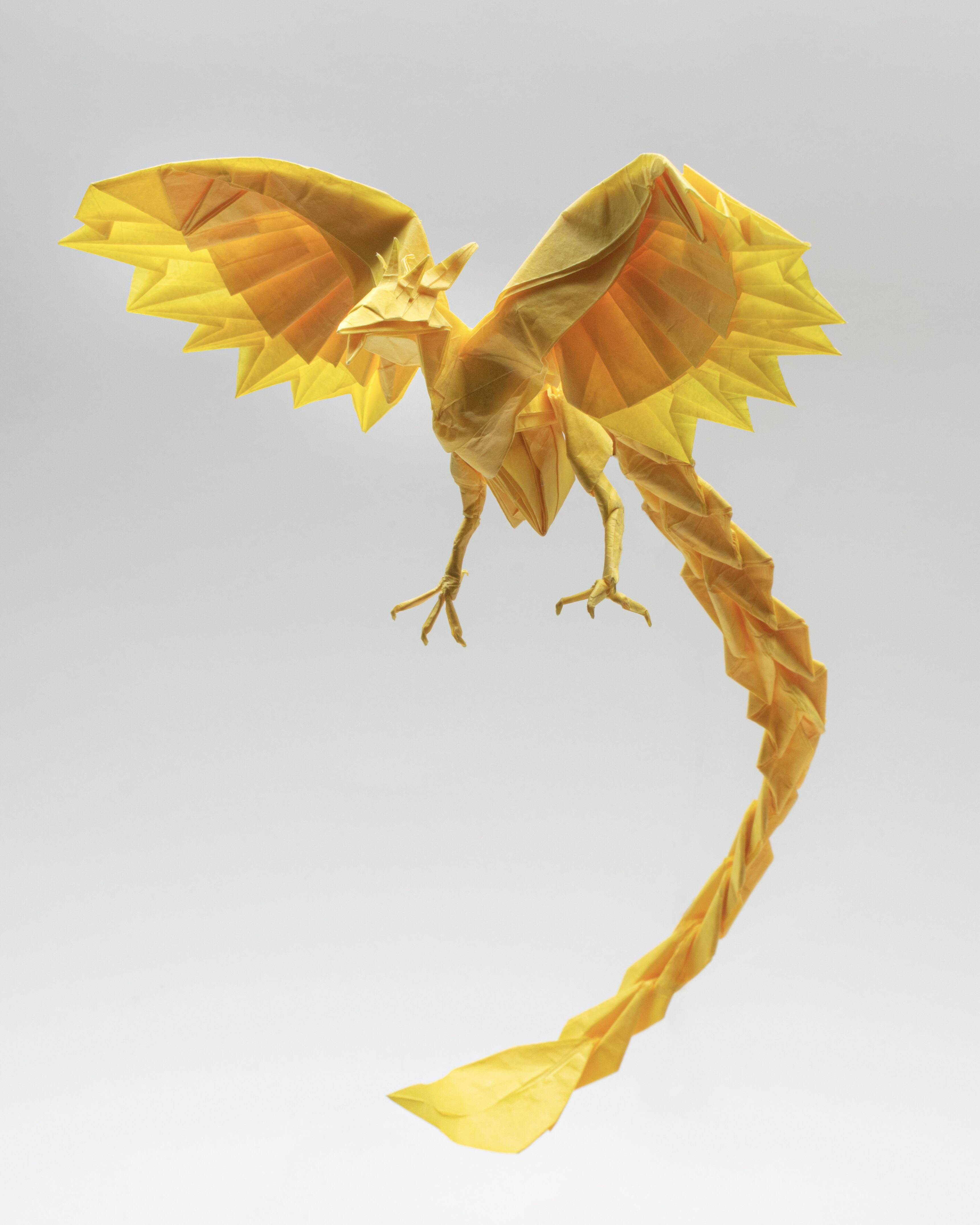Origami Phoenix 3.5 (Designed by Satoshi Kamiya) | Scrolller