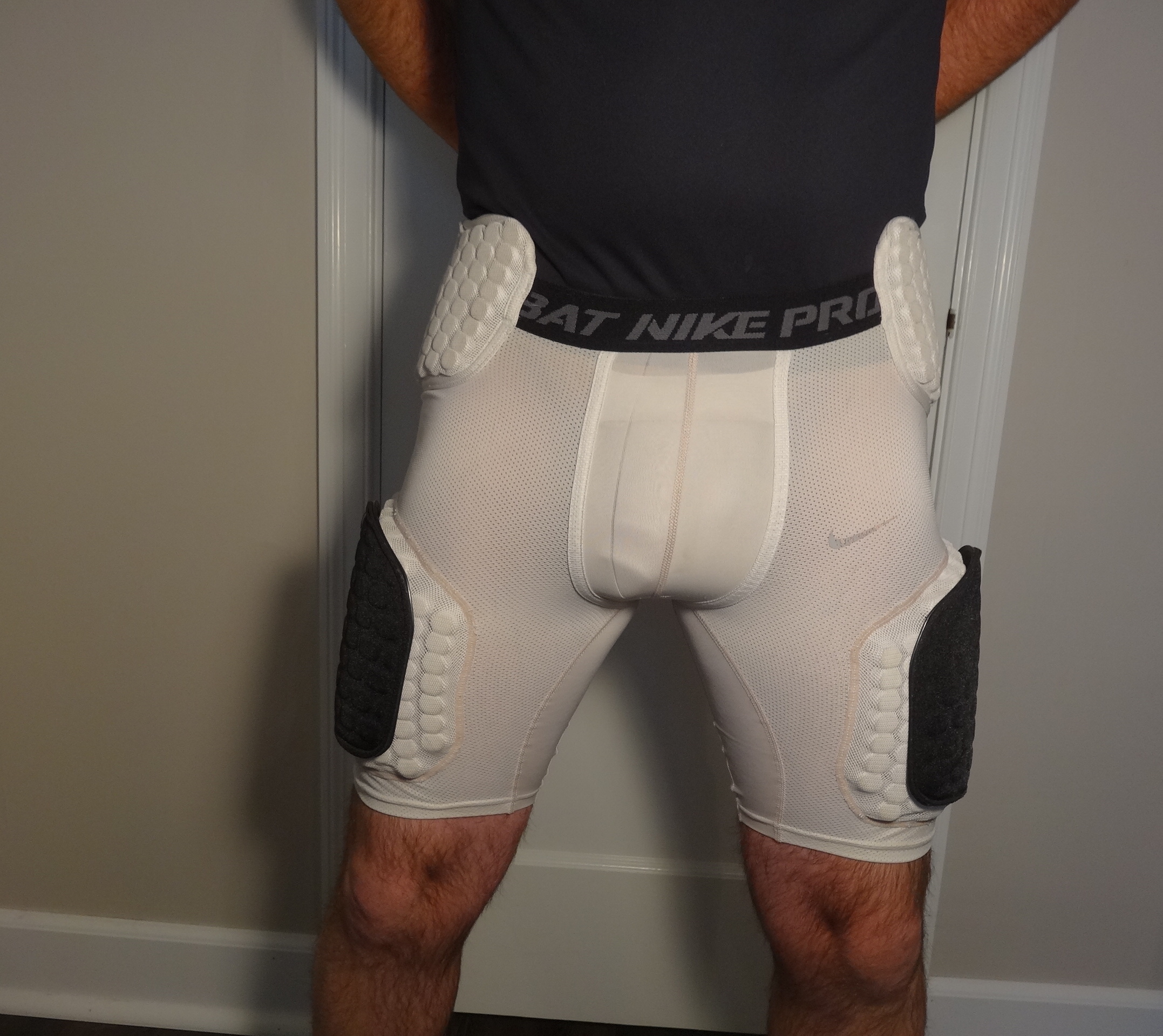 Football Compression Inner Outline in my Nike Pro Football compression shorts | Scrolller