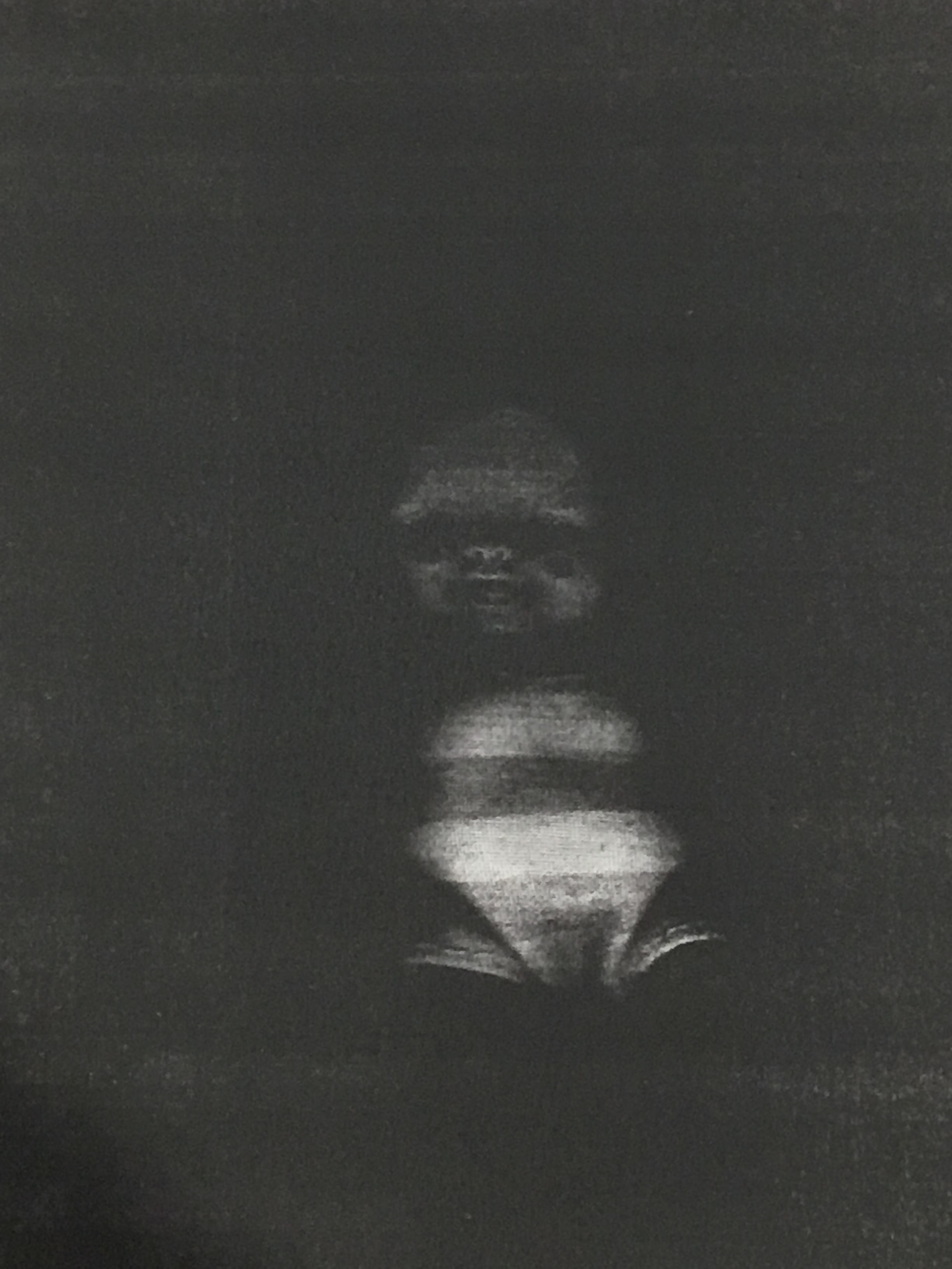 Photocopied baby in black and white | Scrolller