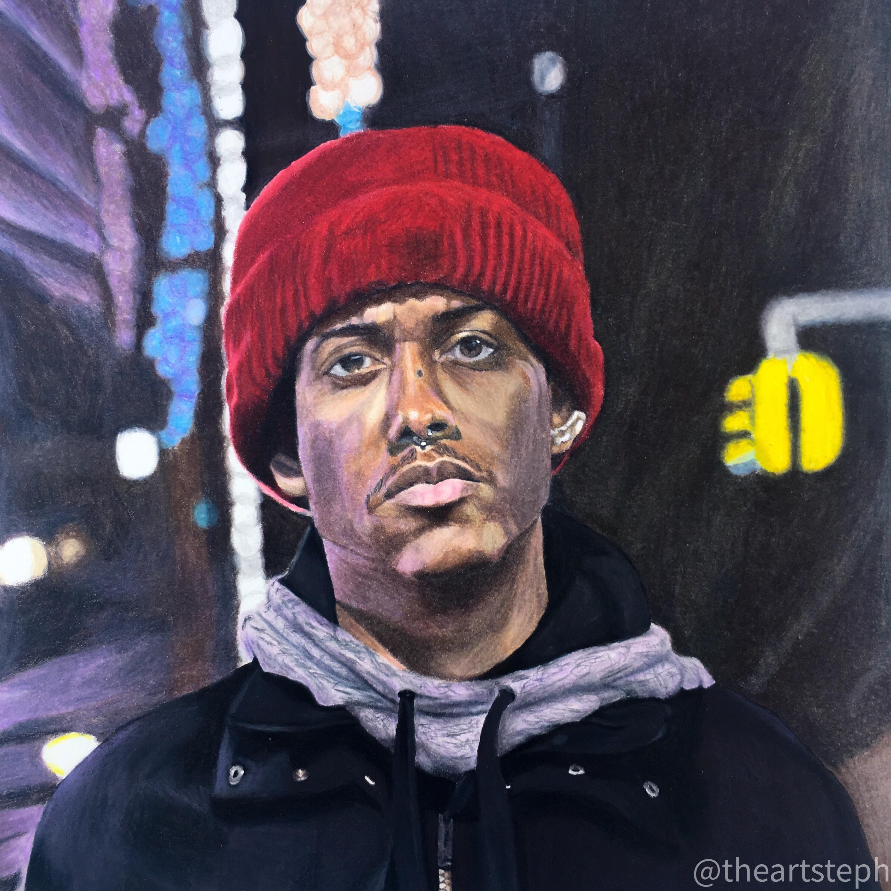 Portrait of rapper VI Seconds | Scrolller