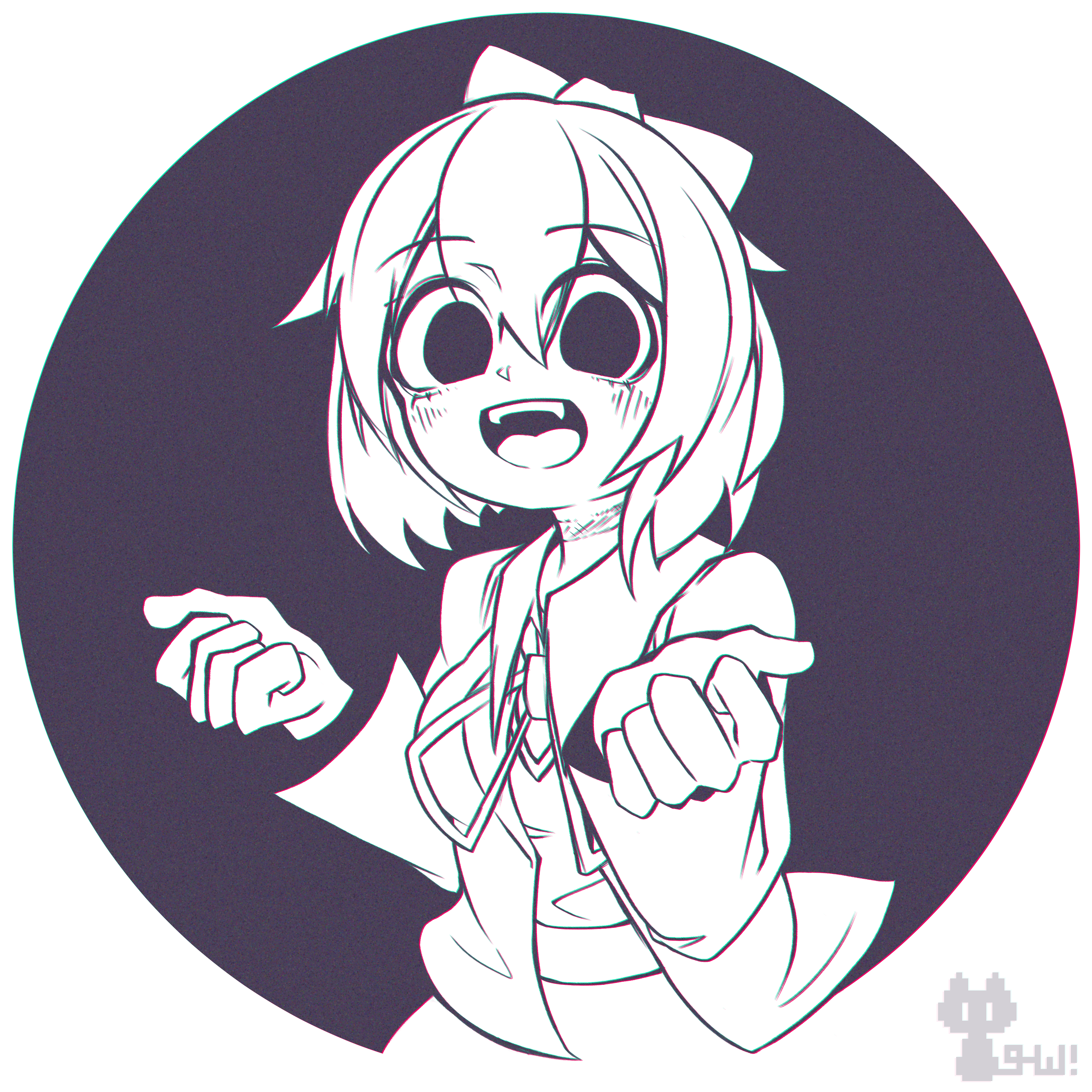 'Possibly undead, see the rope marks on her throat,' Sayori by さくもち ...