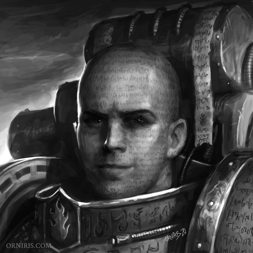 Pre-Heresy Word Bearer portrait by Orniris | Scrolller