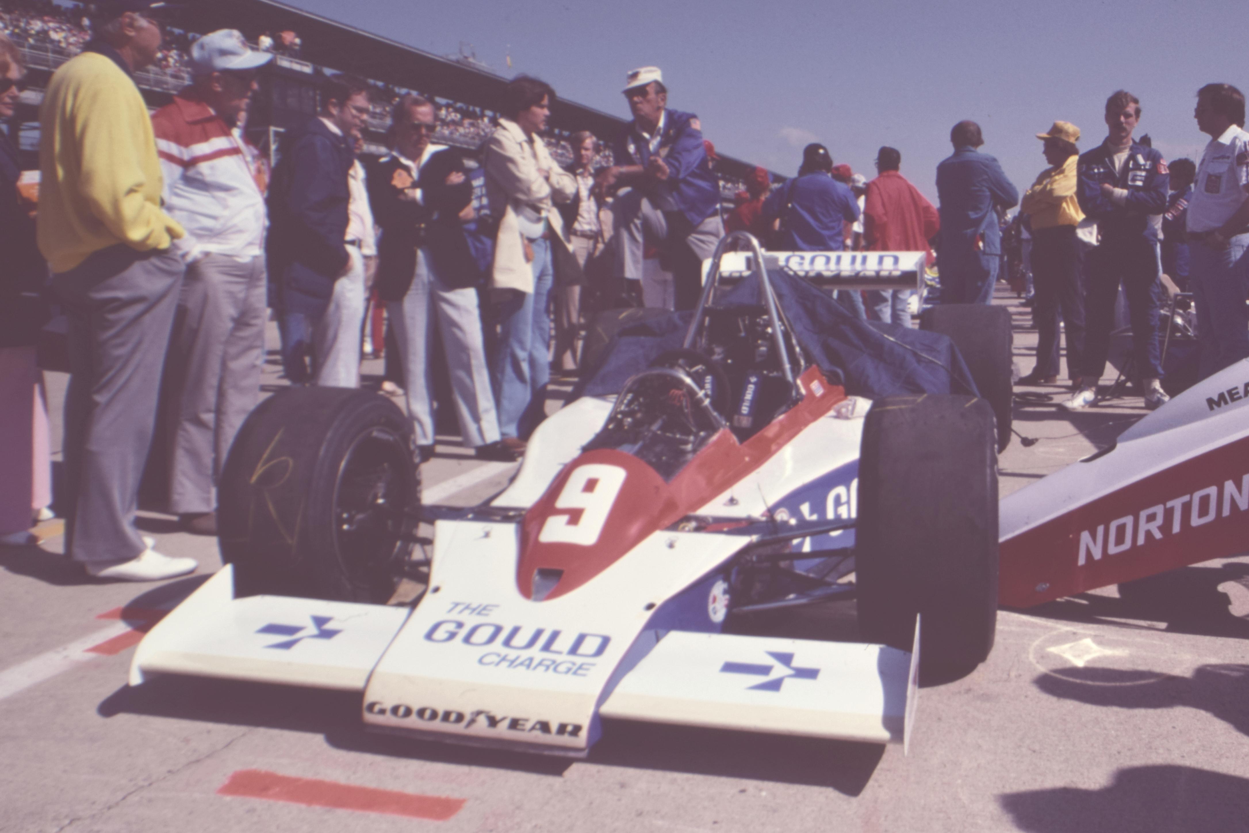 Pre race shot of Rick Mears' ride to victory 1979 | Scrolller