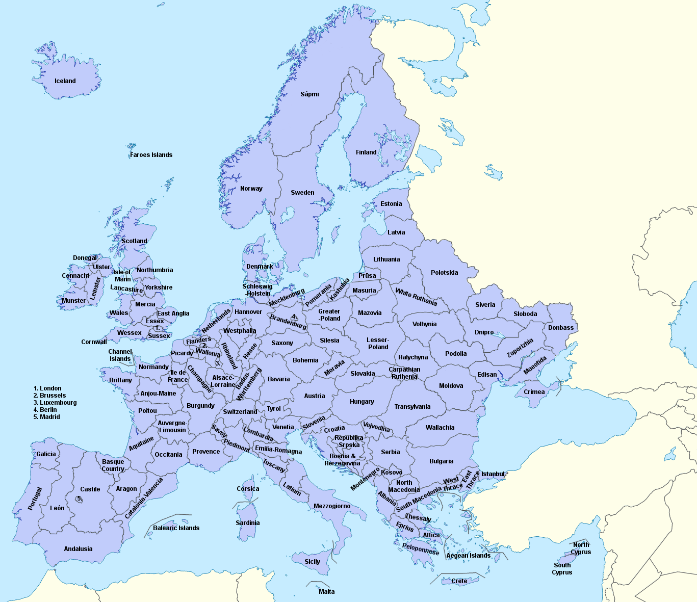 Provinces of the European Federation | Scrolller