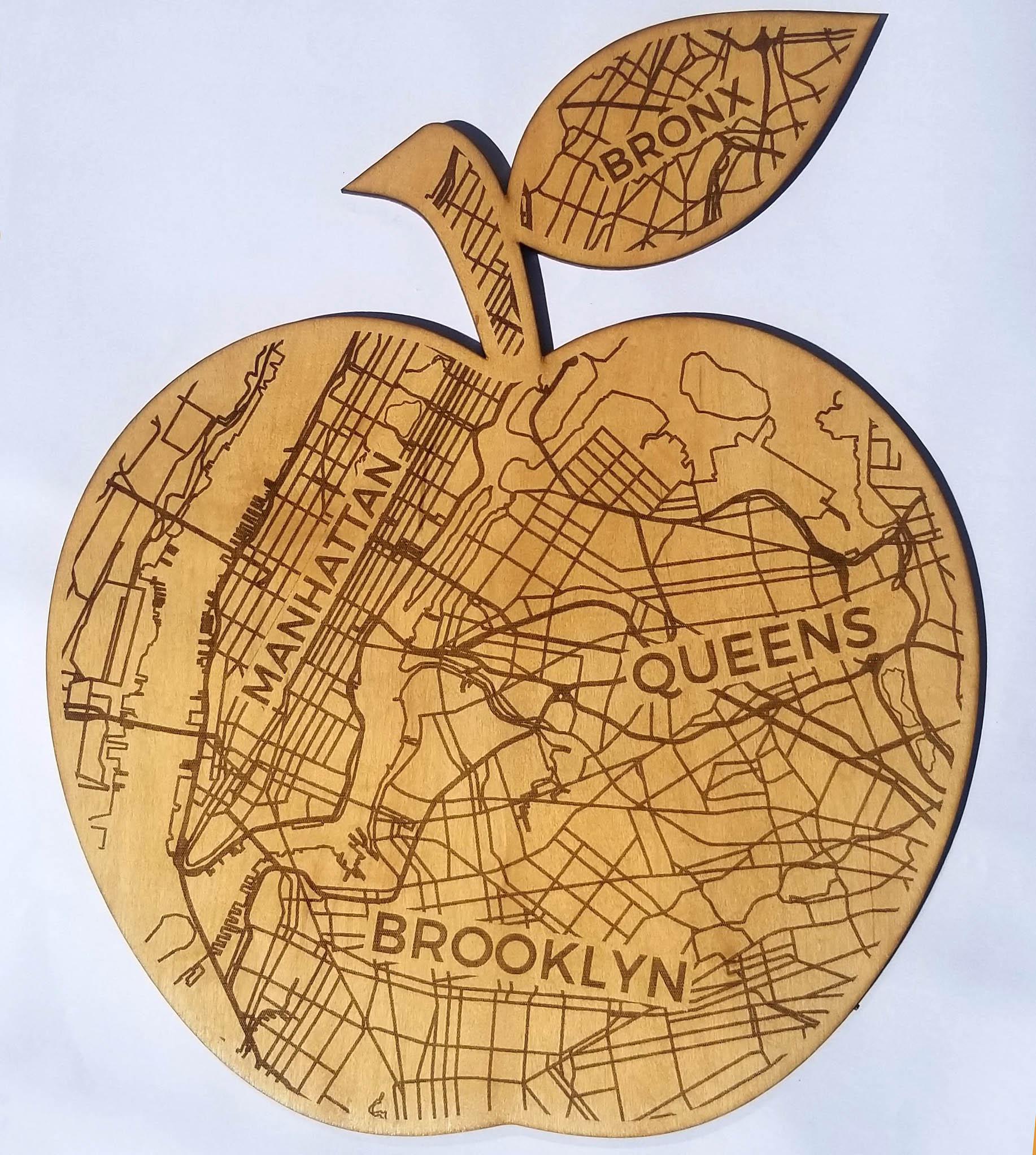 QUARANTINE RAFFLE! Free NYC Wood Map Giveaway! Details In Comments