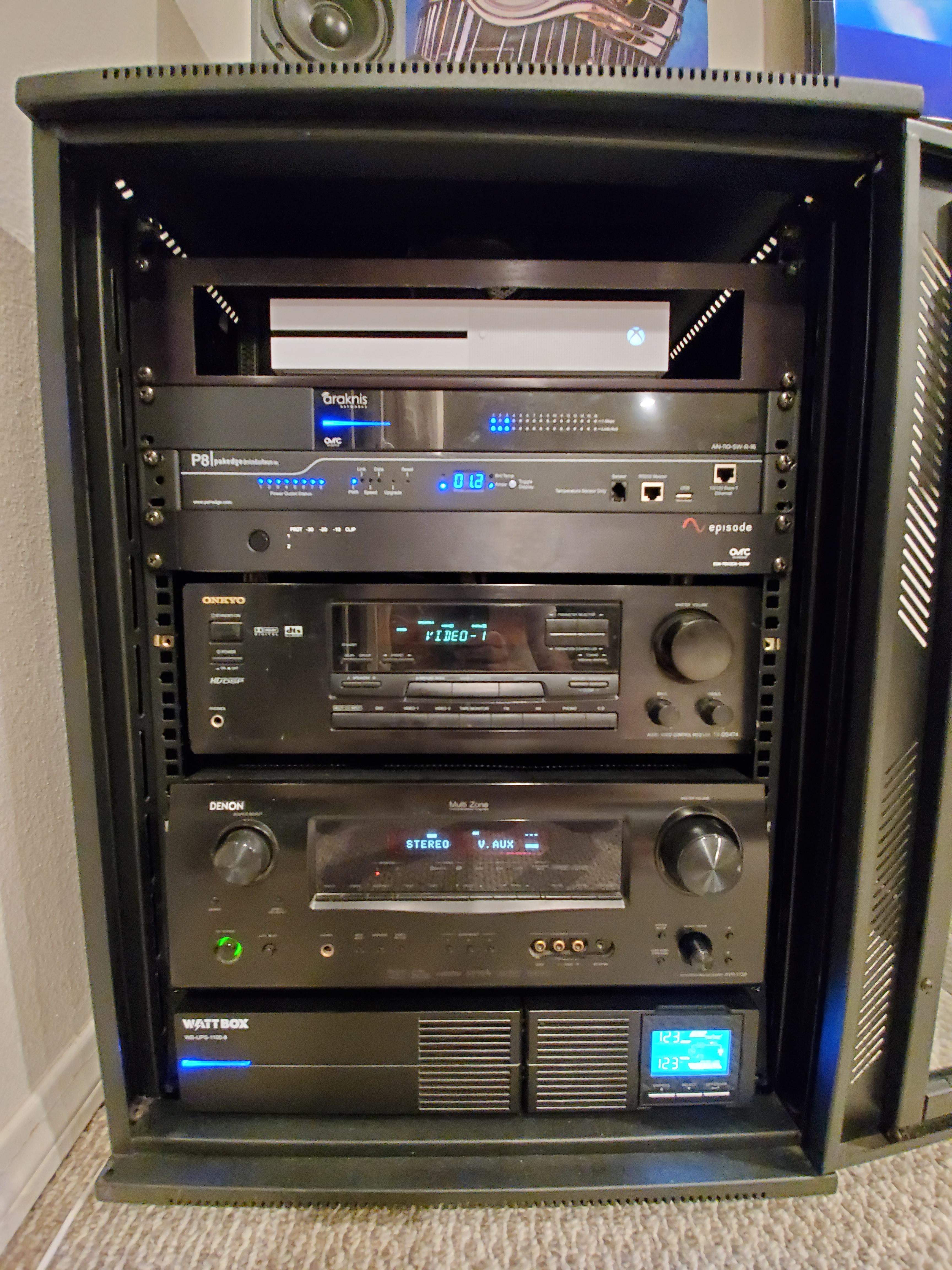 Rack mounted my A/V and networking equipment recently | Scrolller
