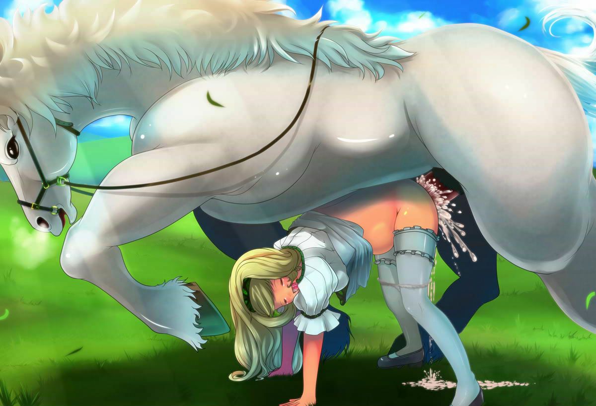 Receiving a Belly-Full of Horse Cum Scrolller.