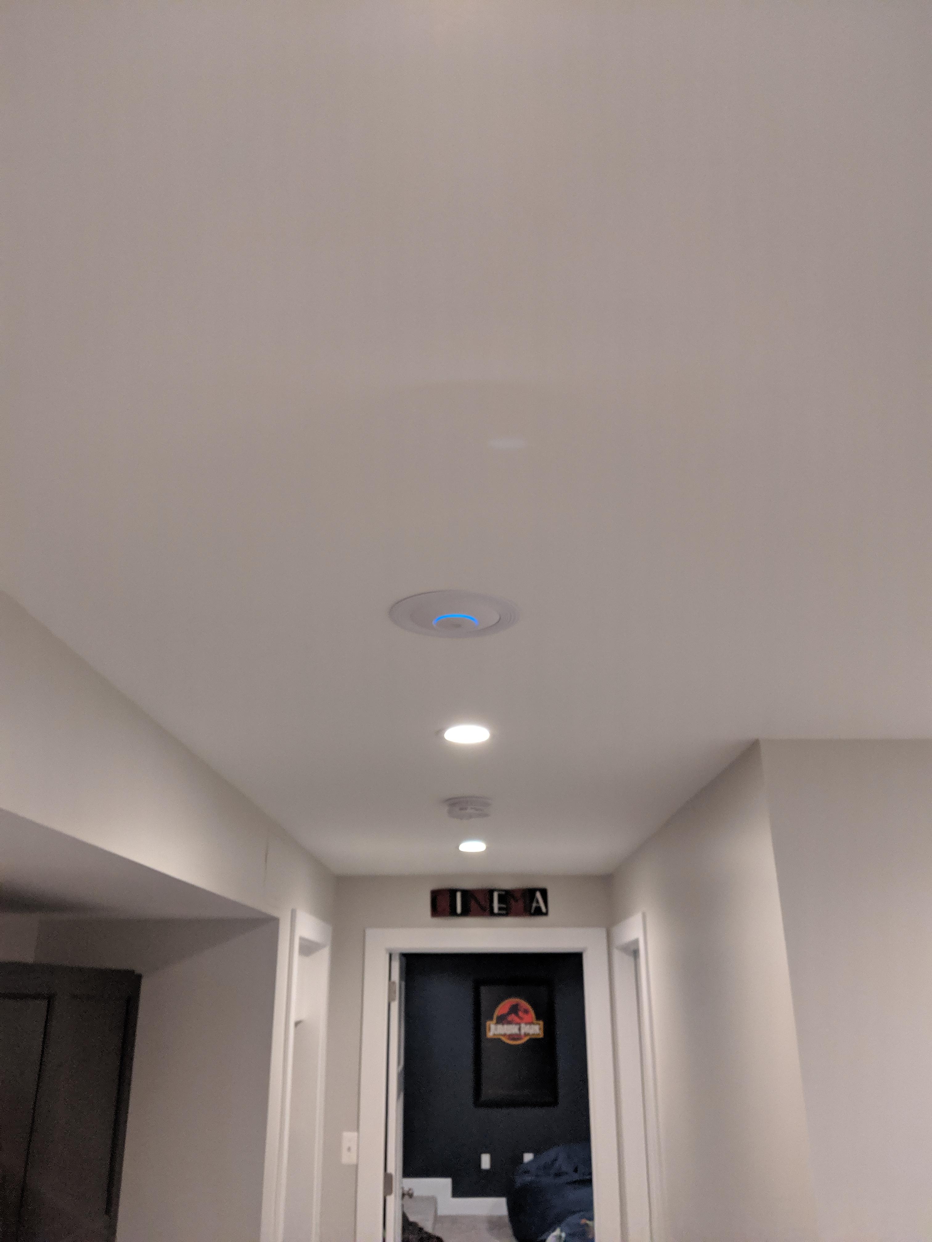 Recessed Nanohd In Drywall Ceiling Scrolller