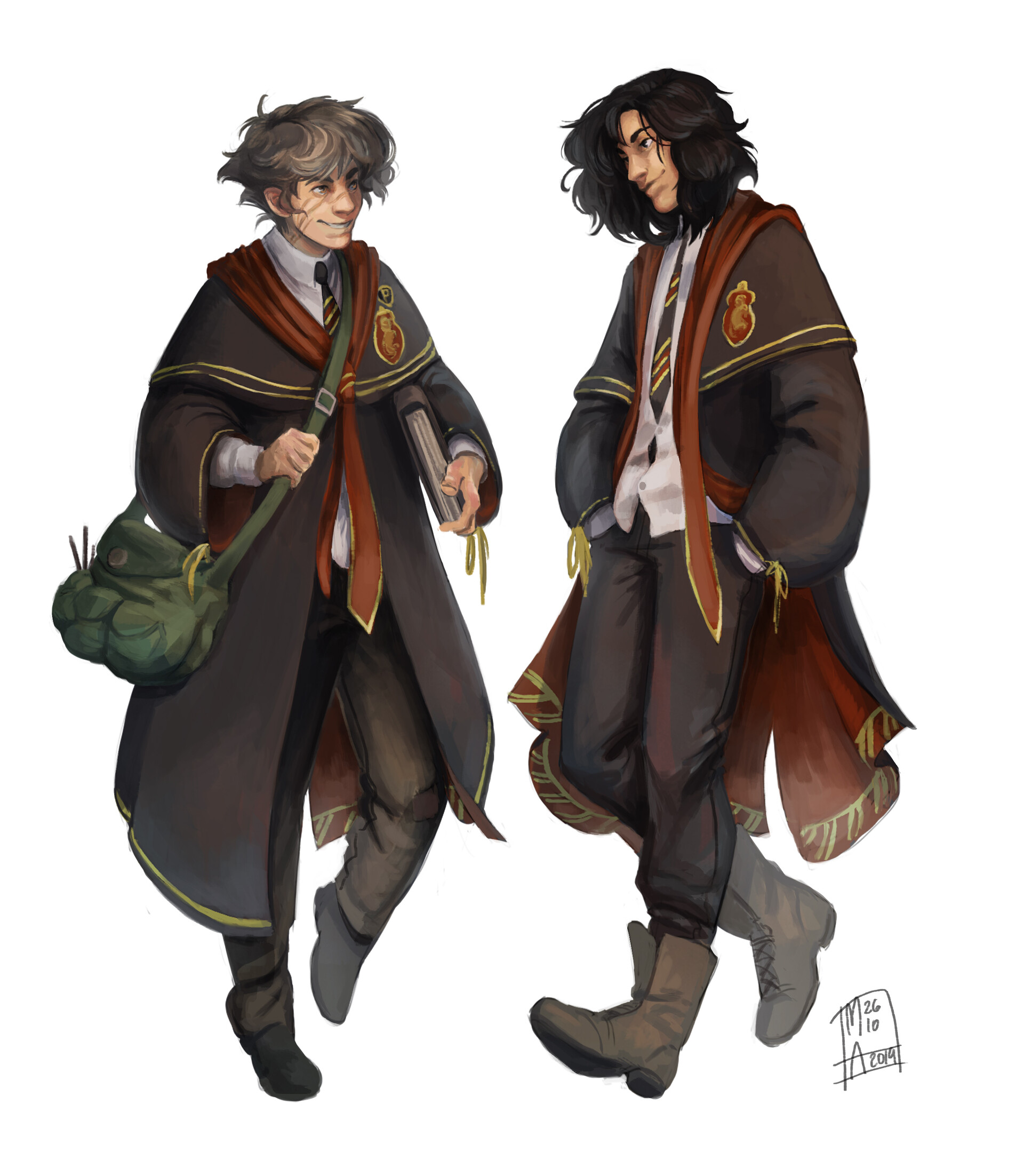 Remus Lupin and Sirius Black by Monica Antonie Meineche | Scrolller