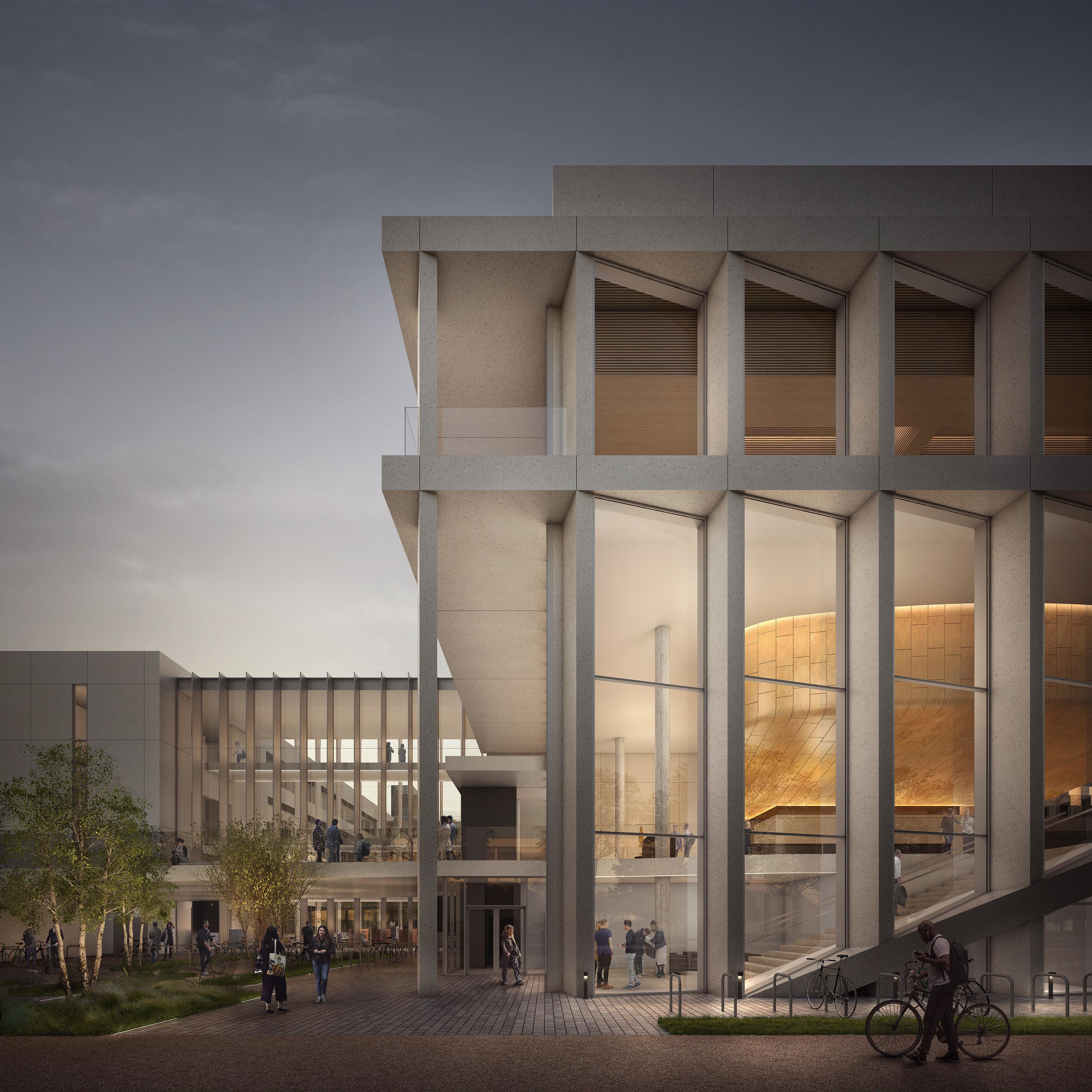 Render of the new physics building at the University of Cambridge ...