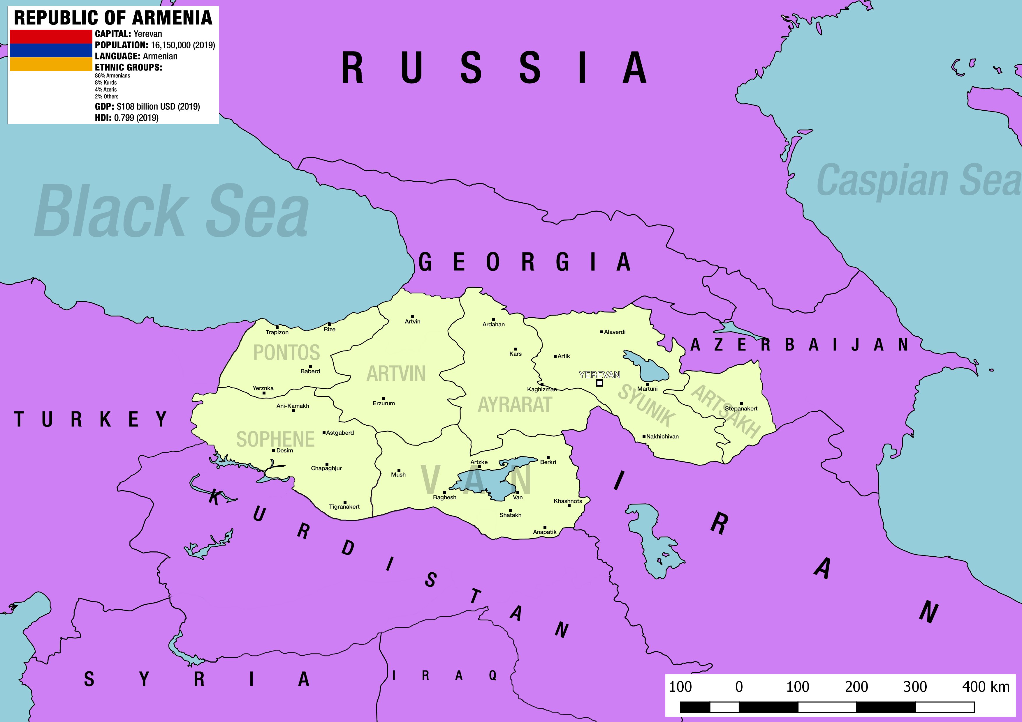 Republic of Armenia and Kurdistan, 2019 Scrolller