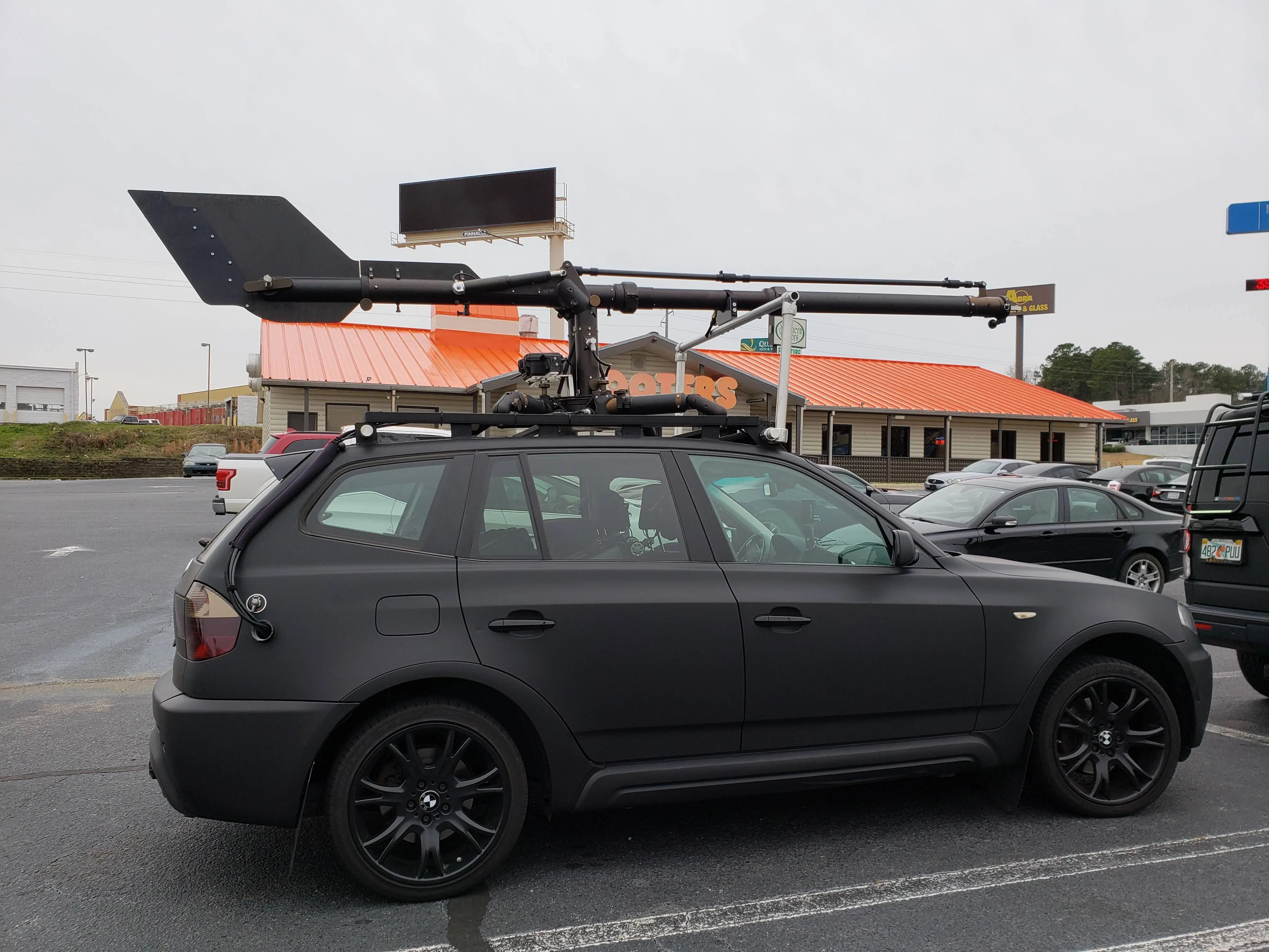 Saw this weird rig on top of a BMW in Macon, GA. What is it? | Scrolller