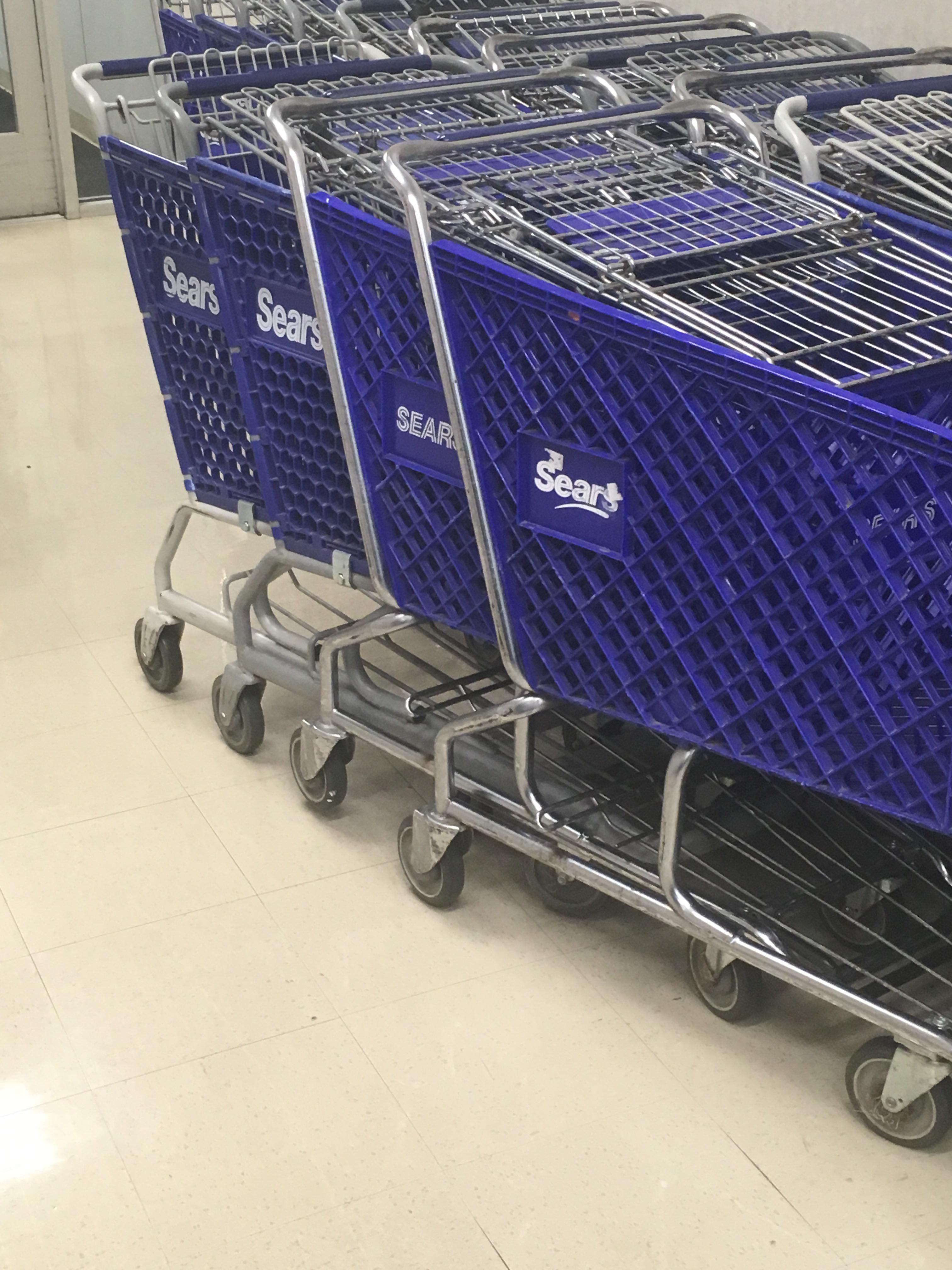 Sears carts with multiple logo’s Scrolller