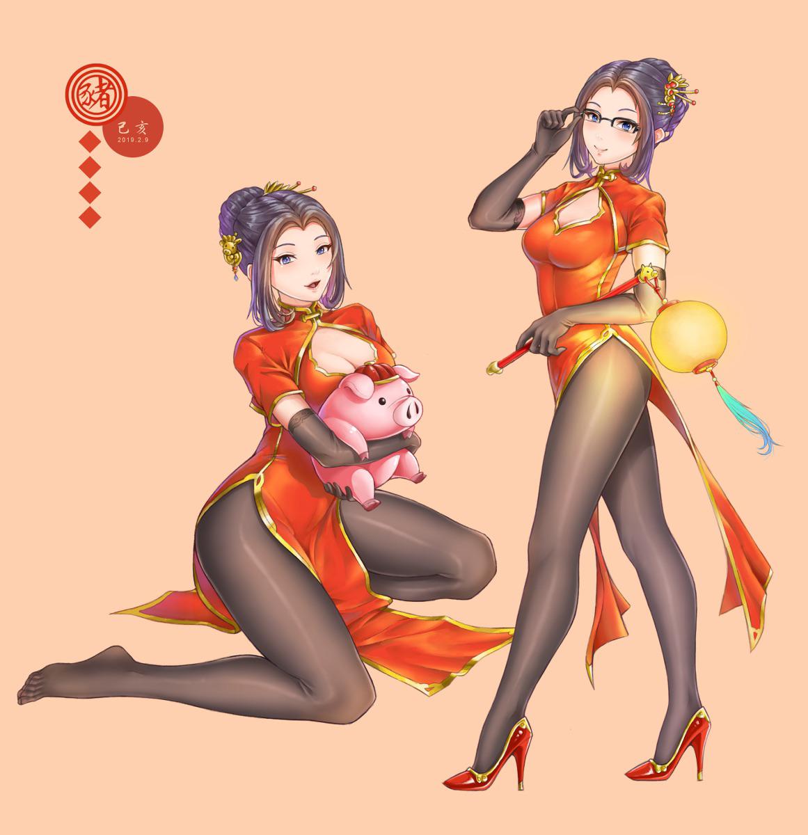 Sexy legs and lewd Cheongsam Scrolller.