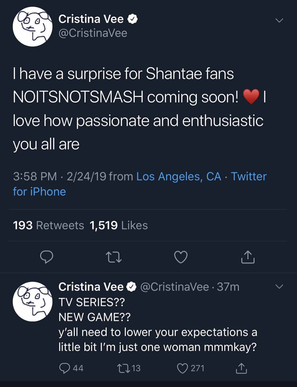 Shantae’s Voice actor Cristina Vee hinting at something new regarding ...