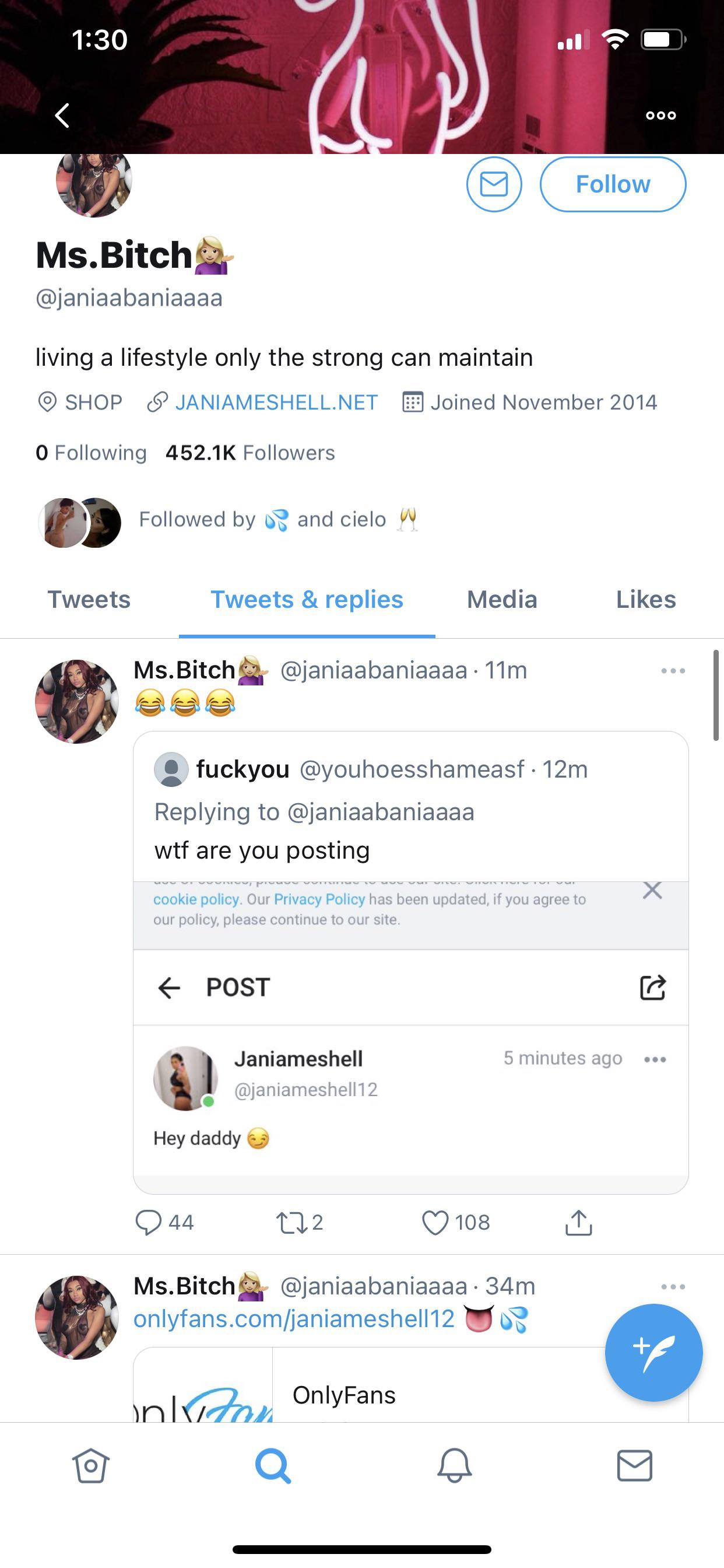 Cuteeassabutton's Private Messages Leaked!