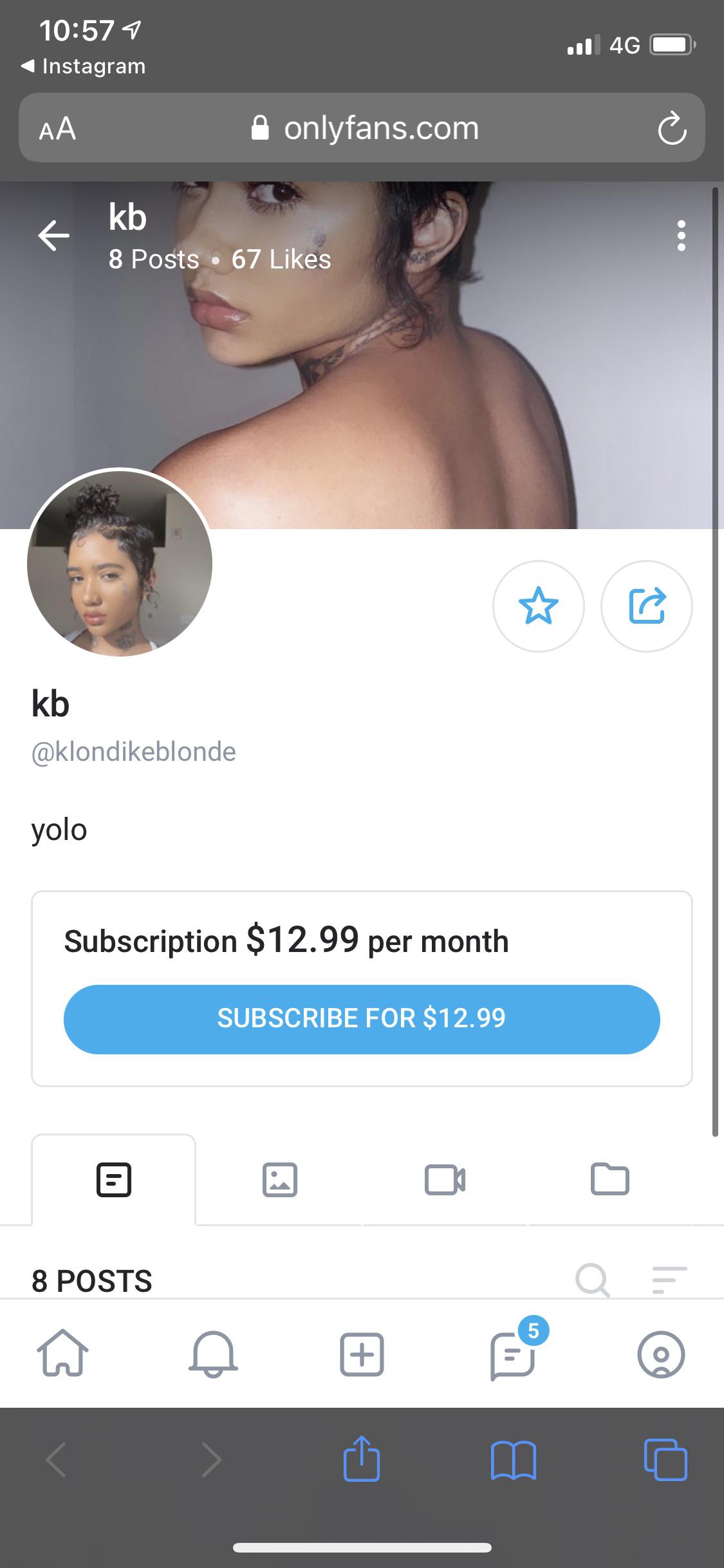 so it was actually her real onlyfans acc | Scrolller