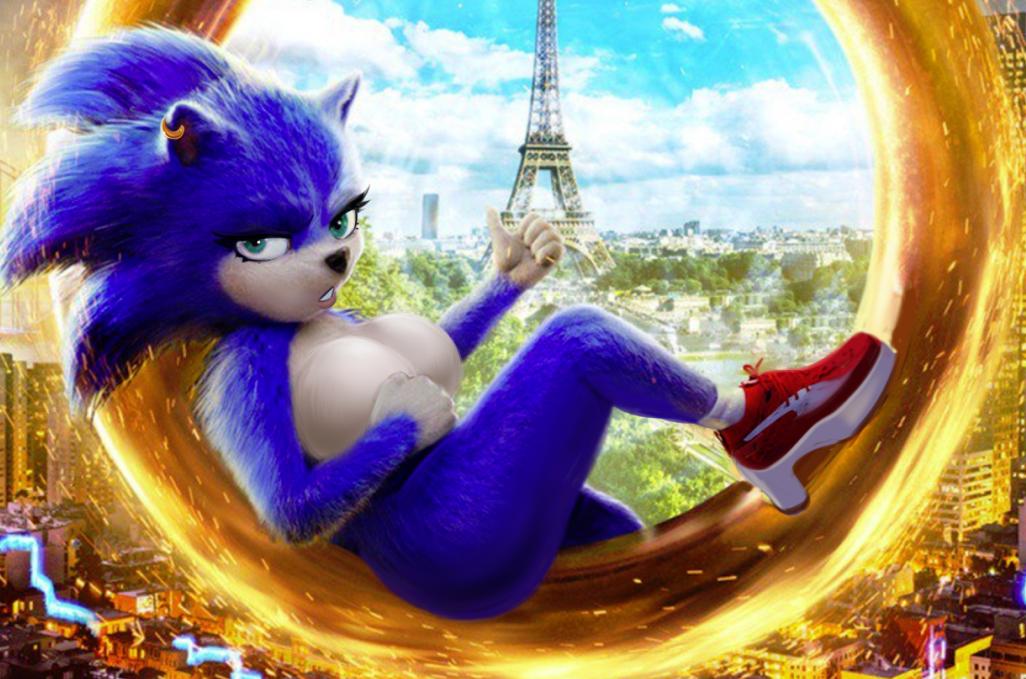 Sonic In Paris Scrolller