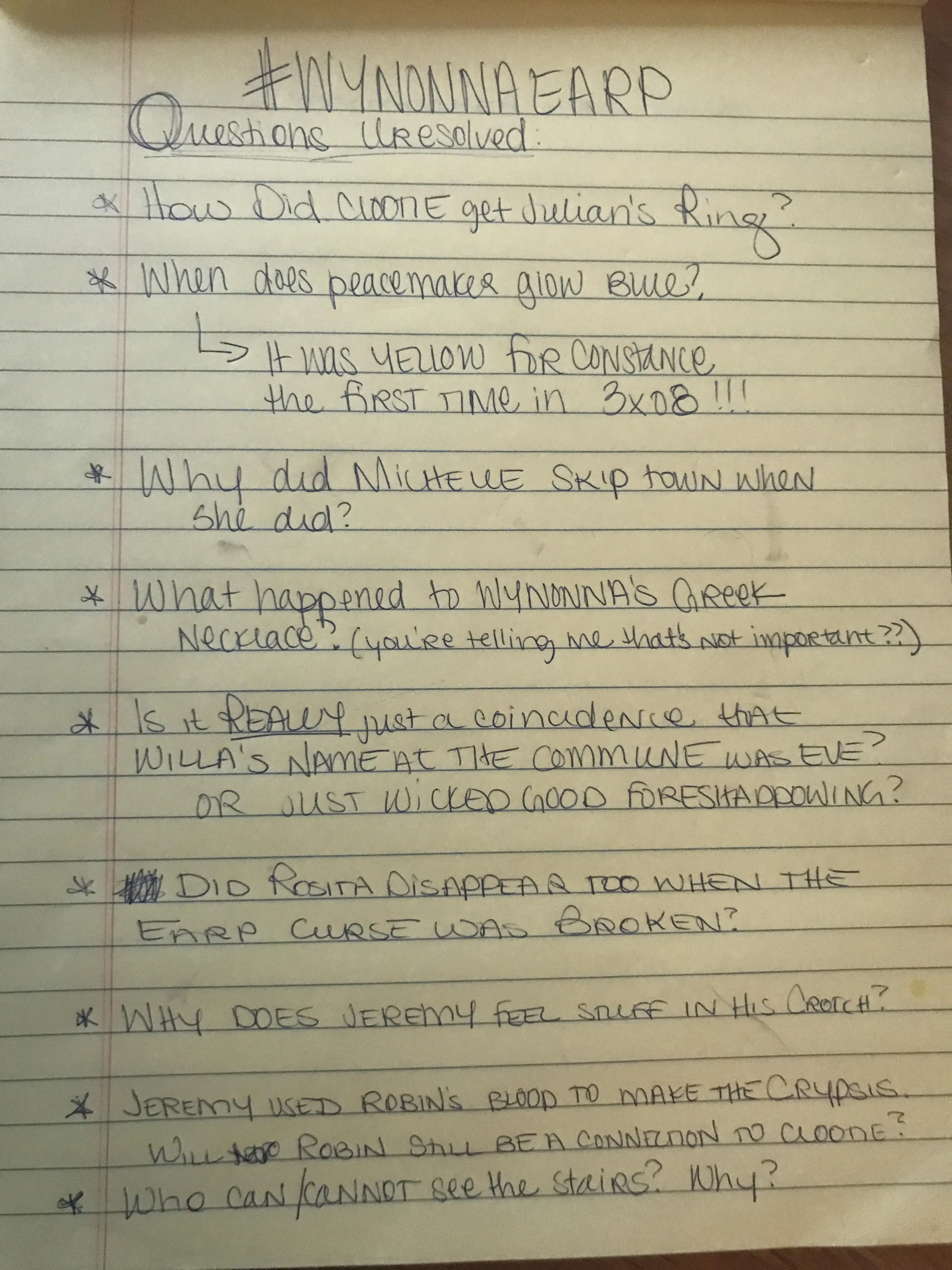 SPOILERS: Post S3 - Unresolved Questions | Scrolller
