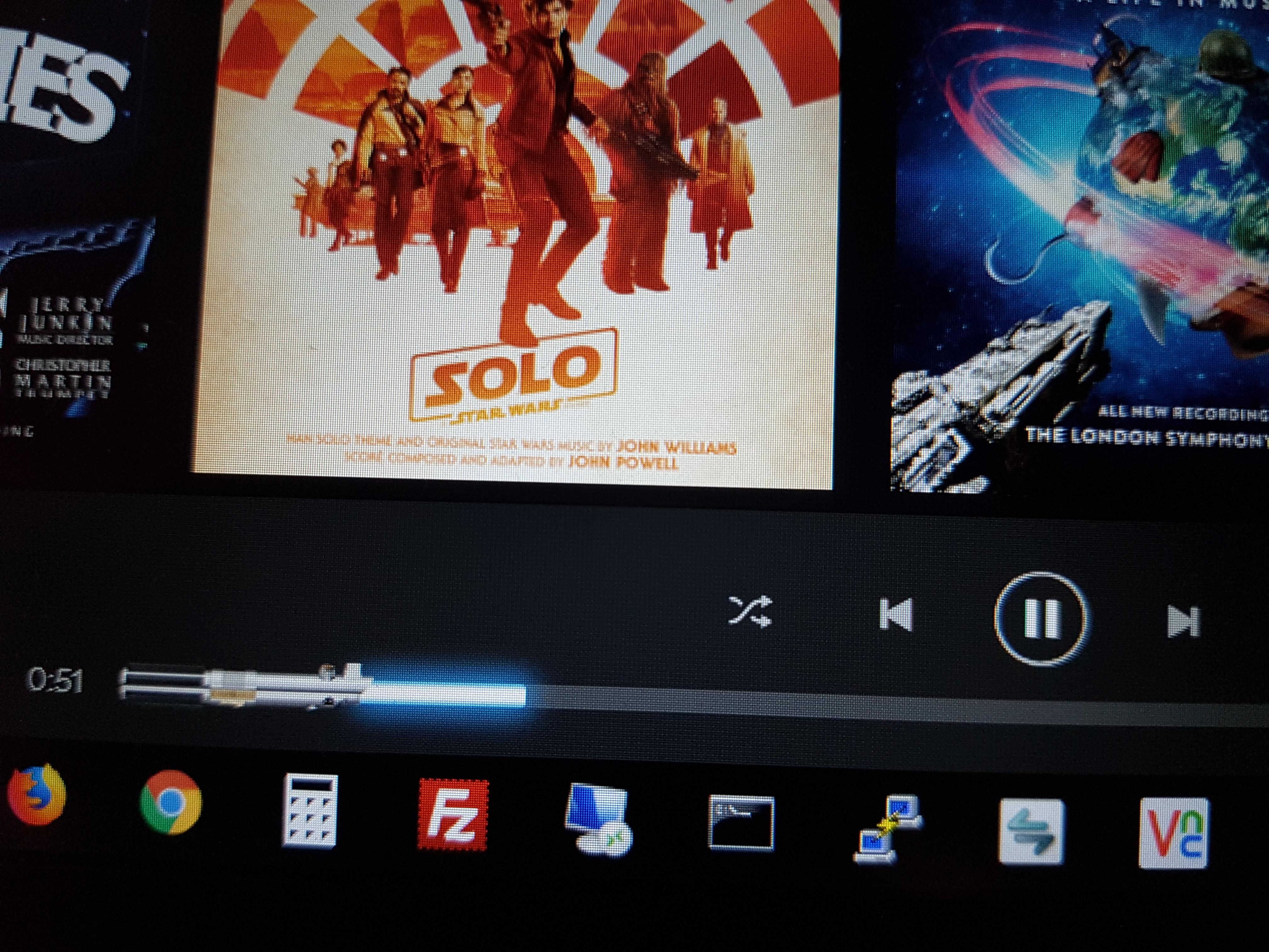 Spotify lightsaber progress bar - Star Wars theme | Scrolller